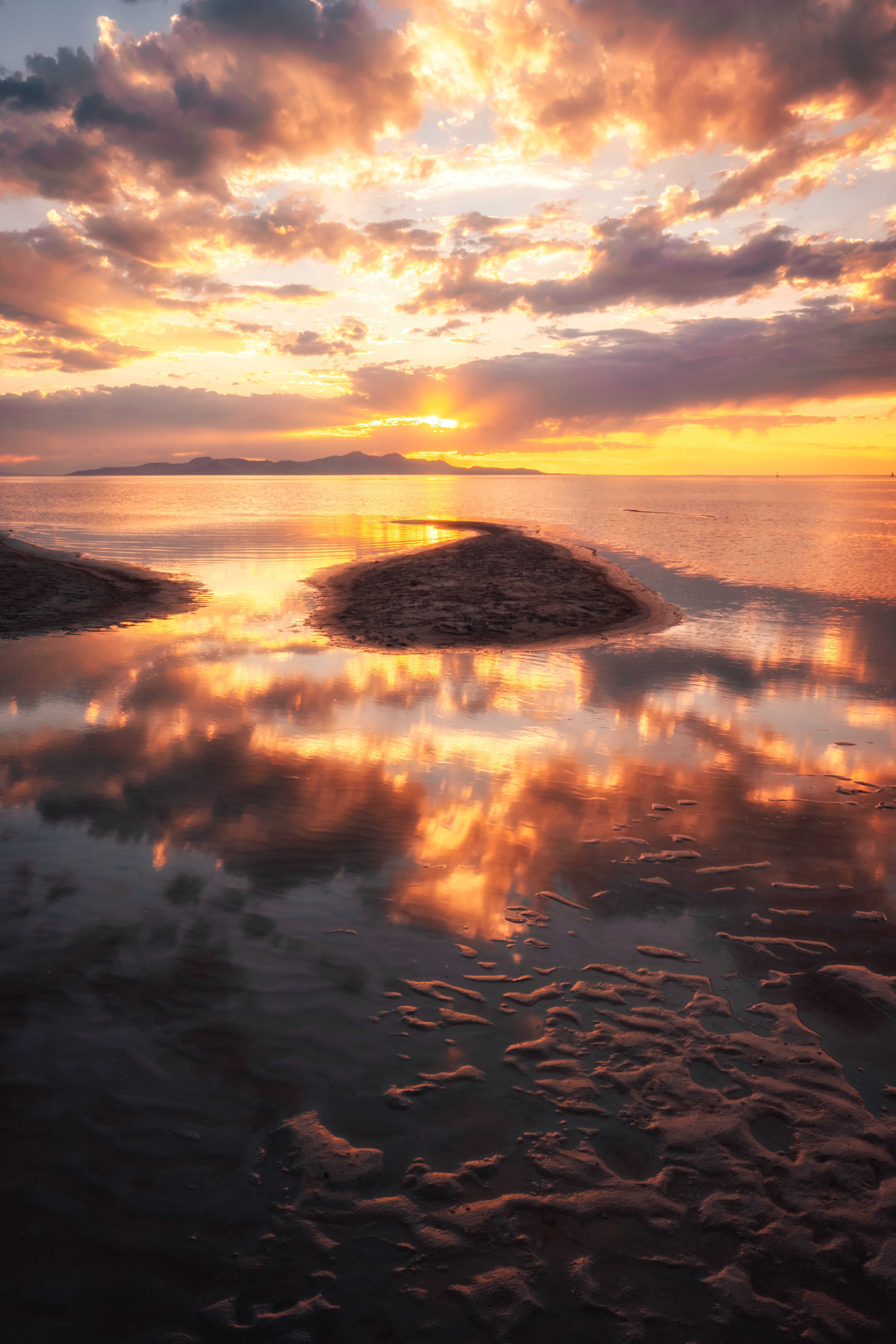 Laden Sie das Sunset, Horizont, Küste, Natur, Sea-Bild kostenlos auf Ihren PC-Desktop herunter