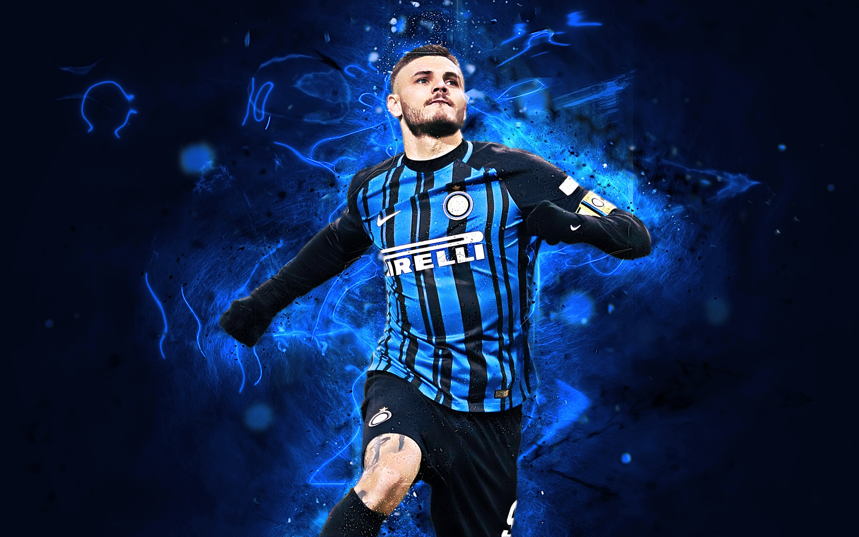 Laden Sie das Sport, Fußball, Inter Mailand, Mauro Icardi-Bild kostenlos auf Ihren PC-Desktop herunter