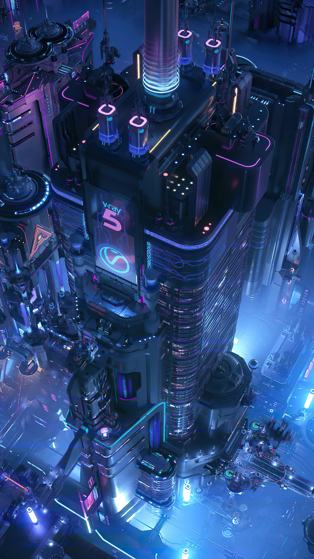 Download mobile wallpaper City, Skyscraper, Building, Sci Fi for free.