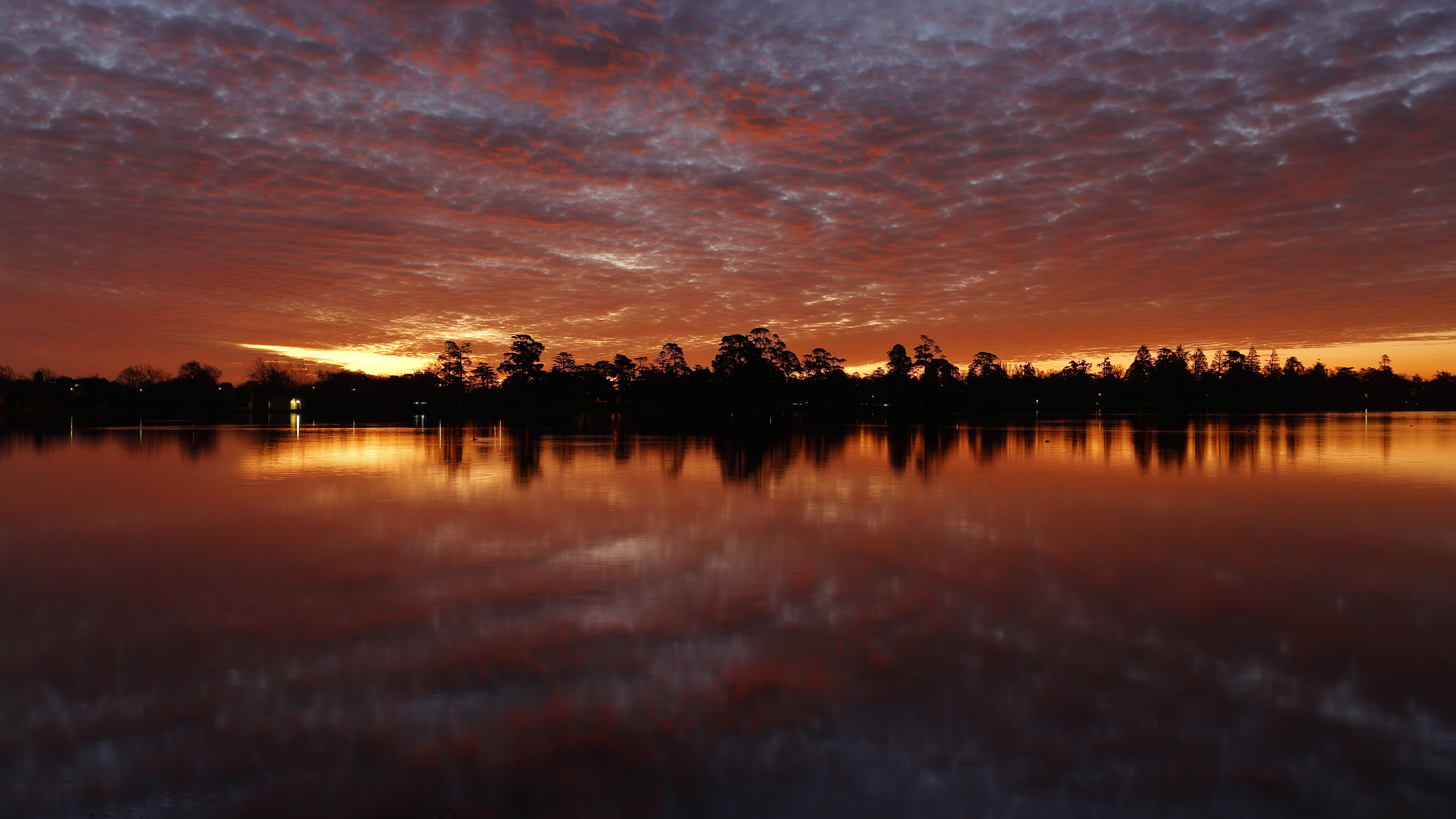 Free download wallpaper Nature, Water, Trees, Sunset, Reflection on your PC desktop