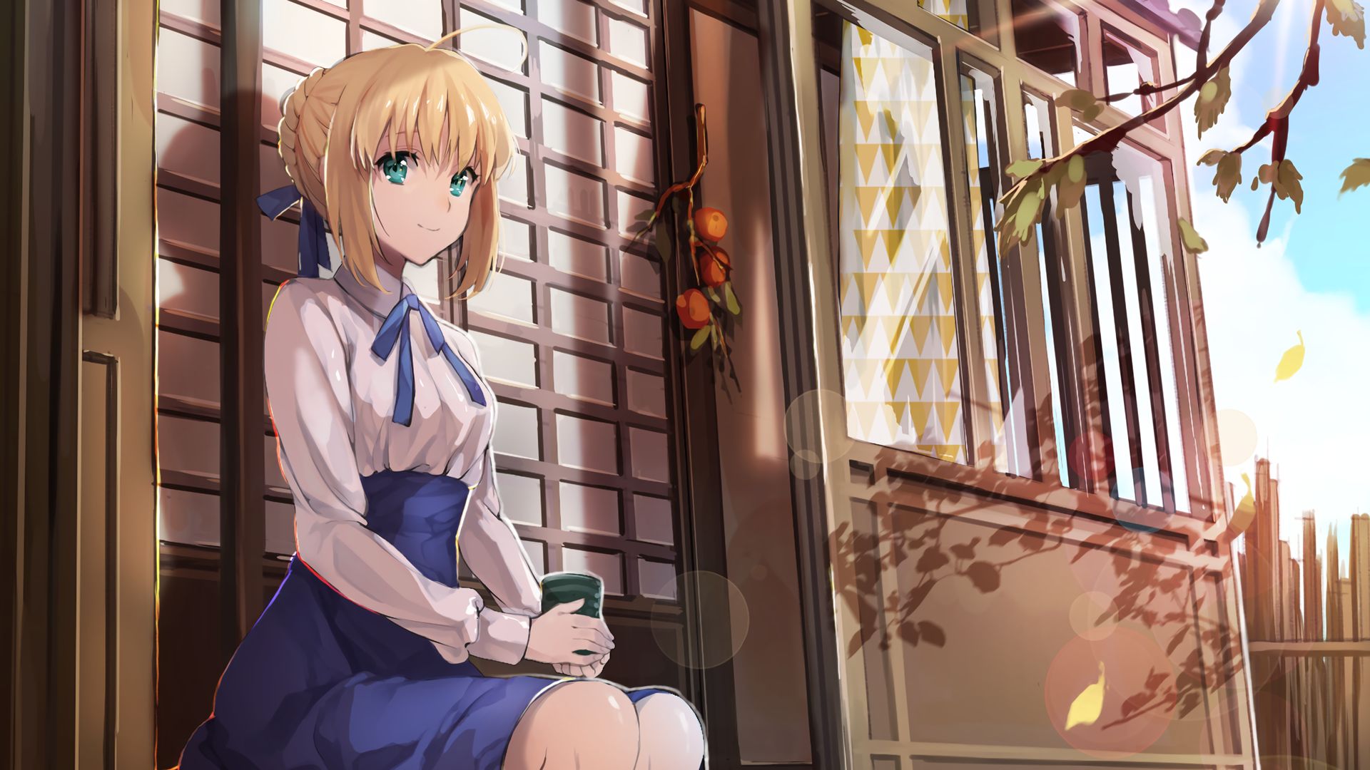 fate series, saber (fate series), anime, fate/stay night