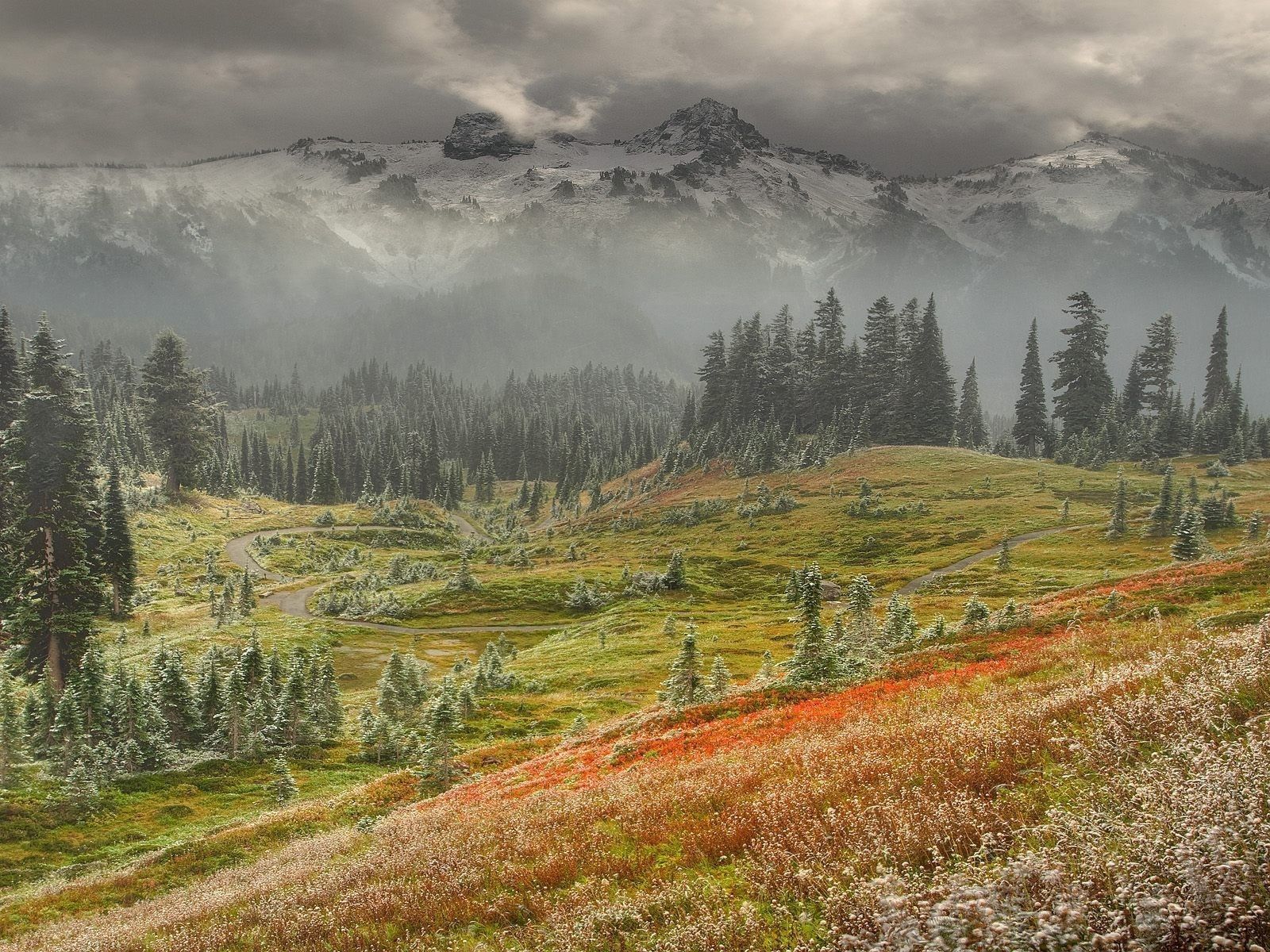 Laden Sie das Nebel, Natur, Mountains, Frost-Bild kostenlos auf Ihren PC-Desktop herunter
