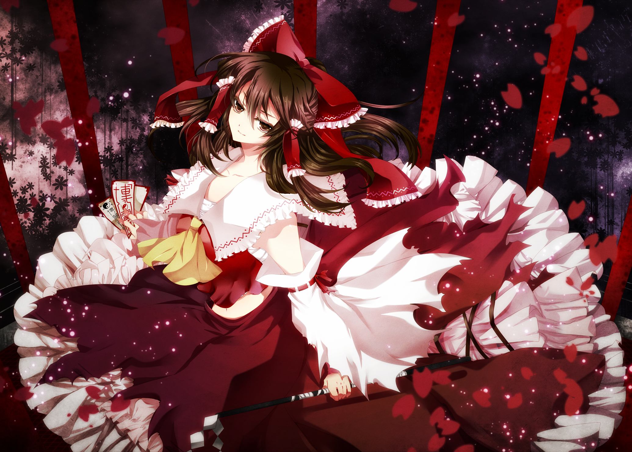 Download mobile wallpaper Touhou, Reimu Hakurei, Anime for free.