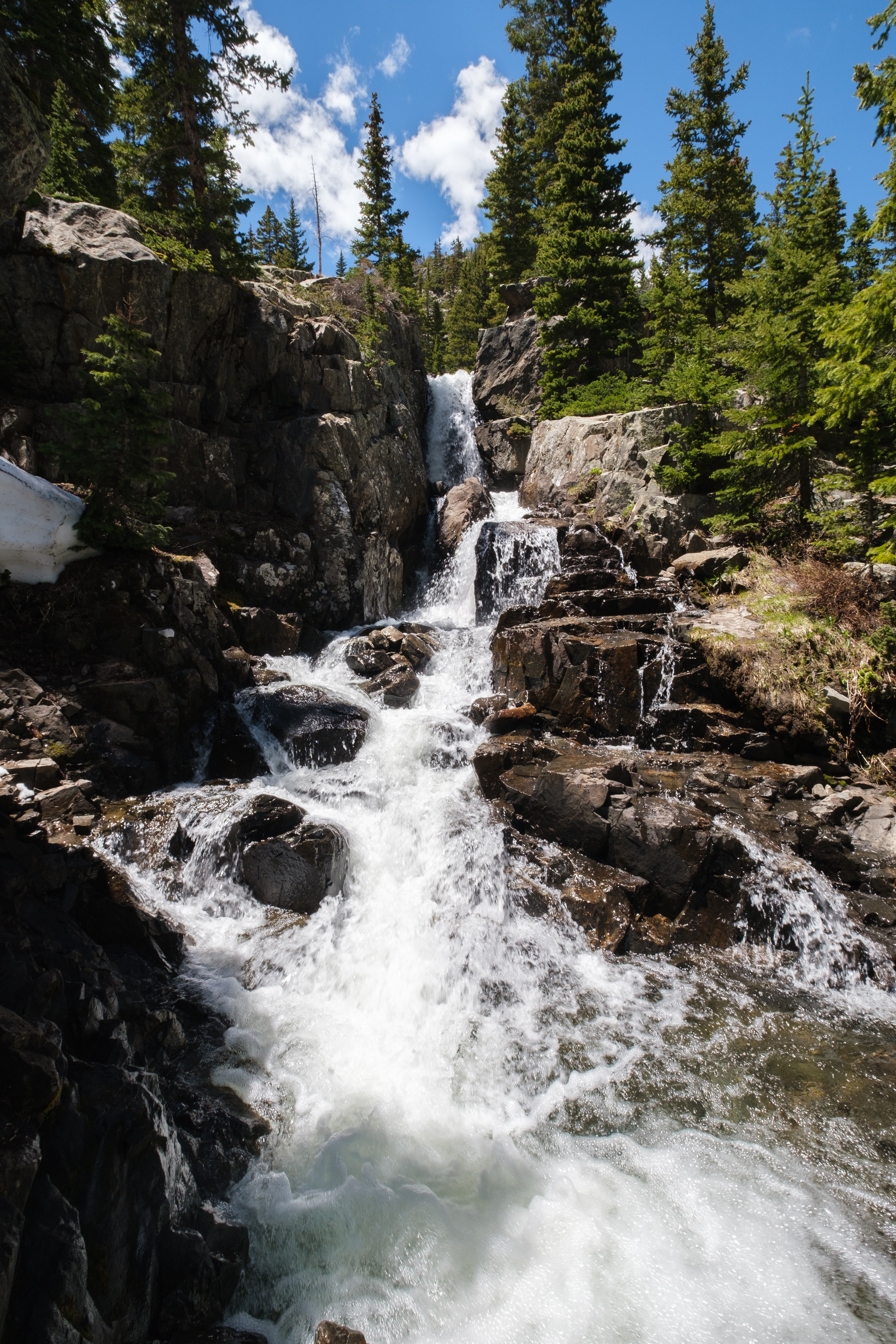 flow, nature, water, stones, rocks, waterfall, stream