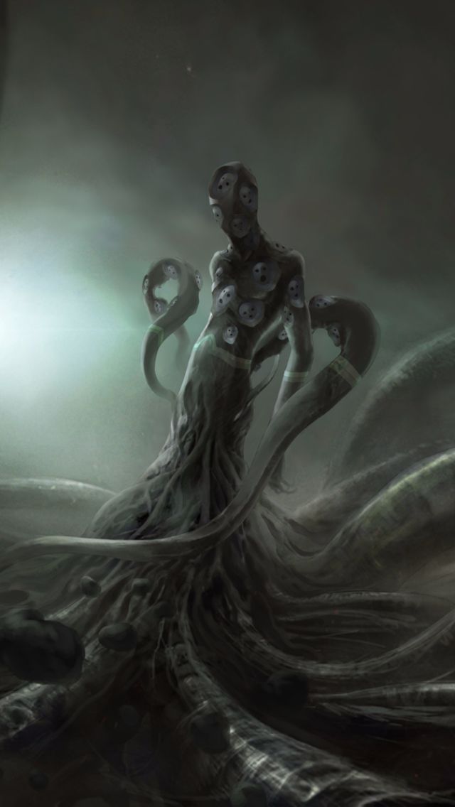 Download mobile wallpaper Dark, Creature, H P Lovecraft for free.