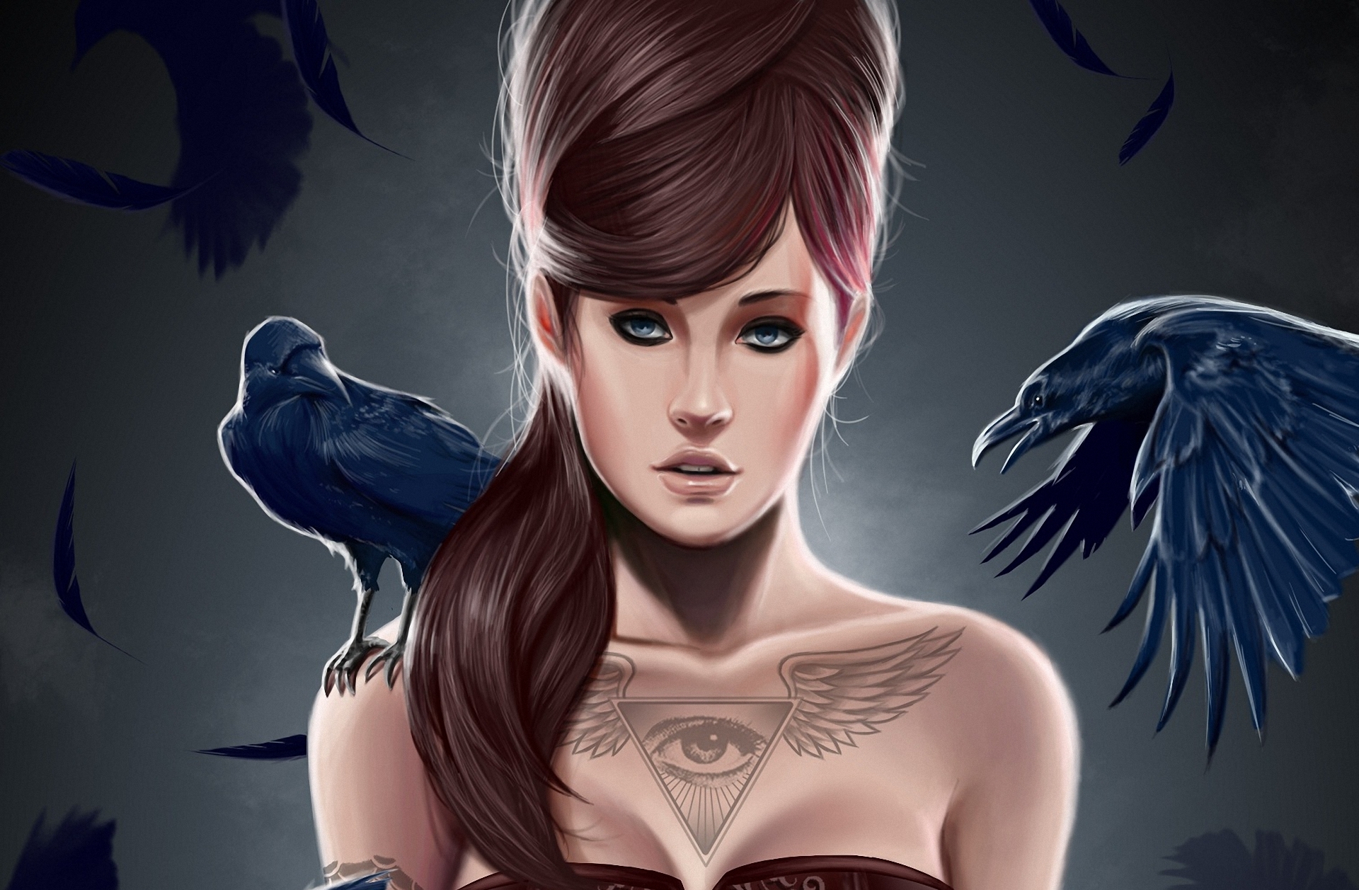 Download mobile wallpaper Fantasy, Dark, Witch, Occult for free.