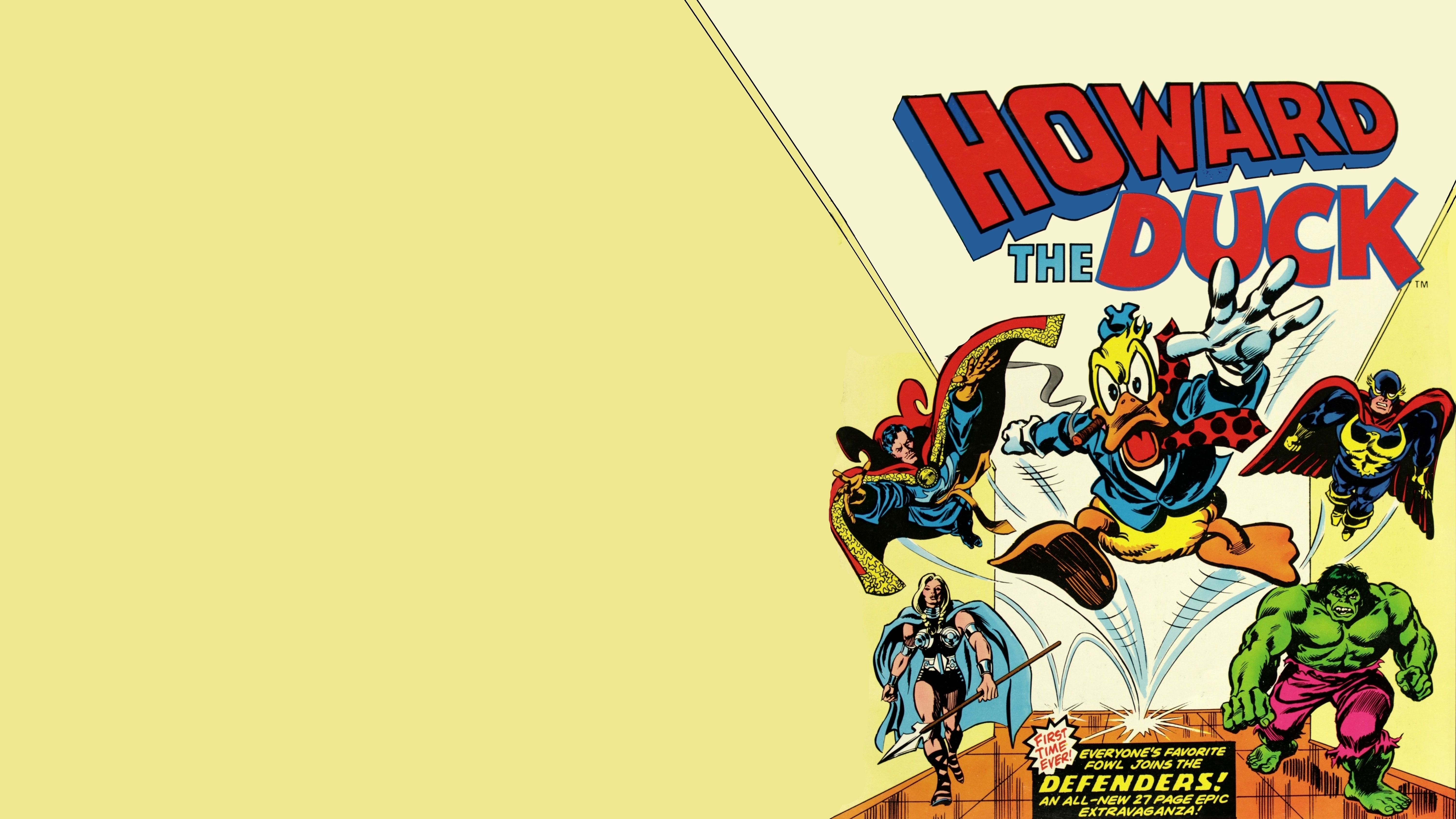 621079 Hintergrundbild herunterladen comics, howard die ente, hulk, walküre (marvel comics) - Bildschirmschoner und Bilder kostenlos