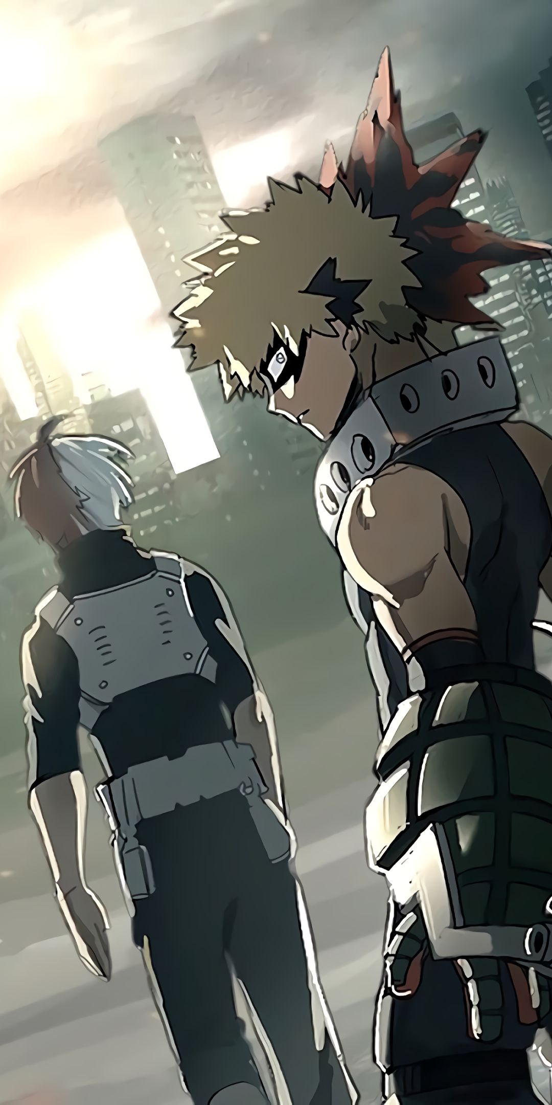 Descarga gratuita de fondo de pantalla para móvil de Animado, Shoto Todoroki, Katsuki Bakugou, My Hero Academia.