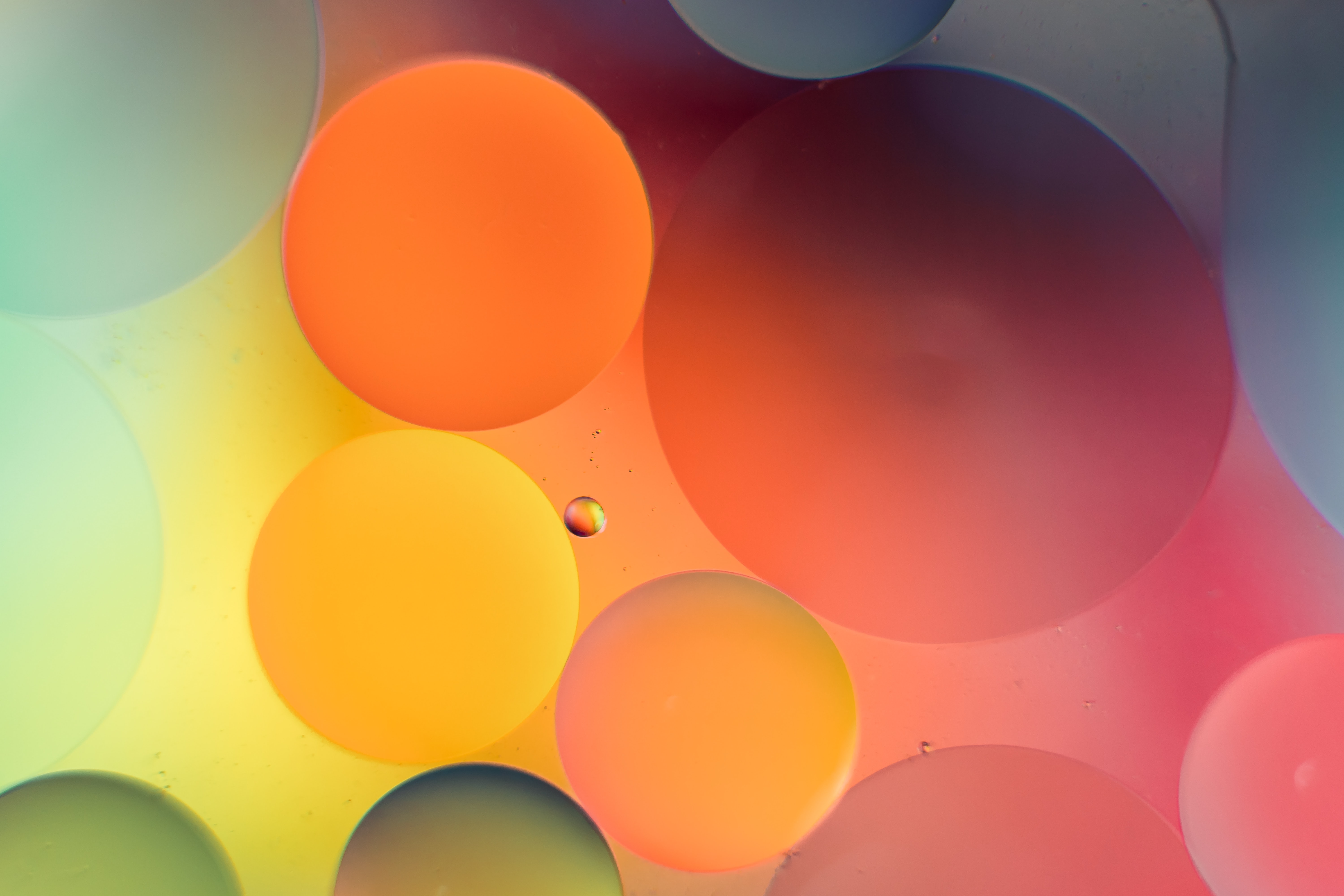 Free download wallpaper Abstract, Water, Motley, Multicolored, Bubbles, Gradient on your PC desktop