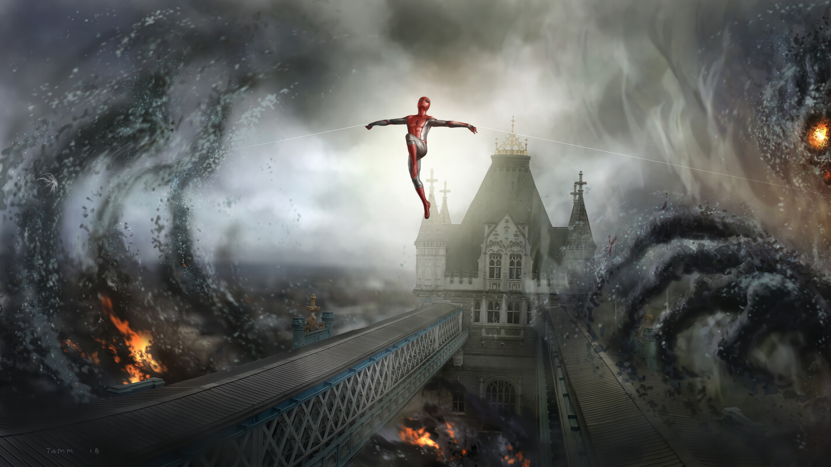 Laden Sie das Filme, Spider Man: Far From Home-Bild kostenlos auf Ihren PC-Desktop herunter