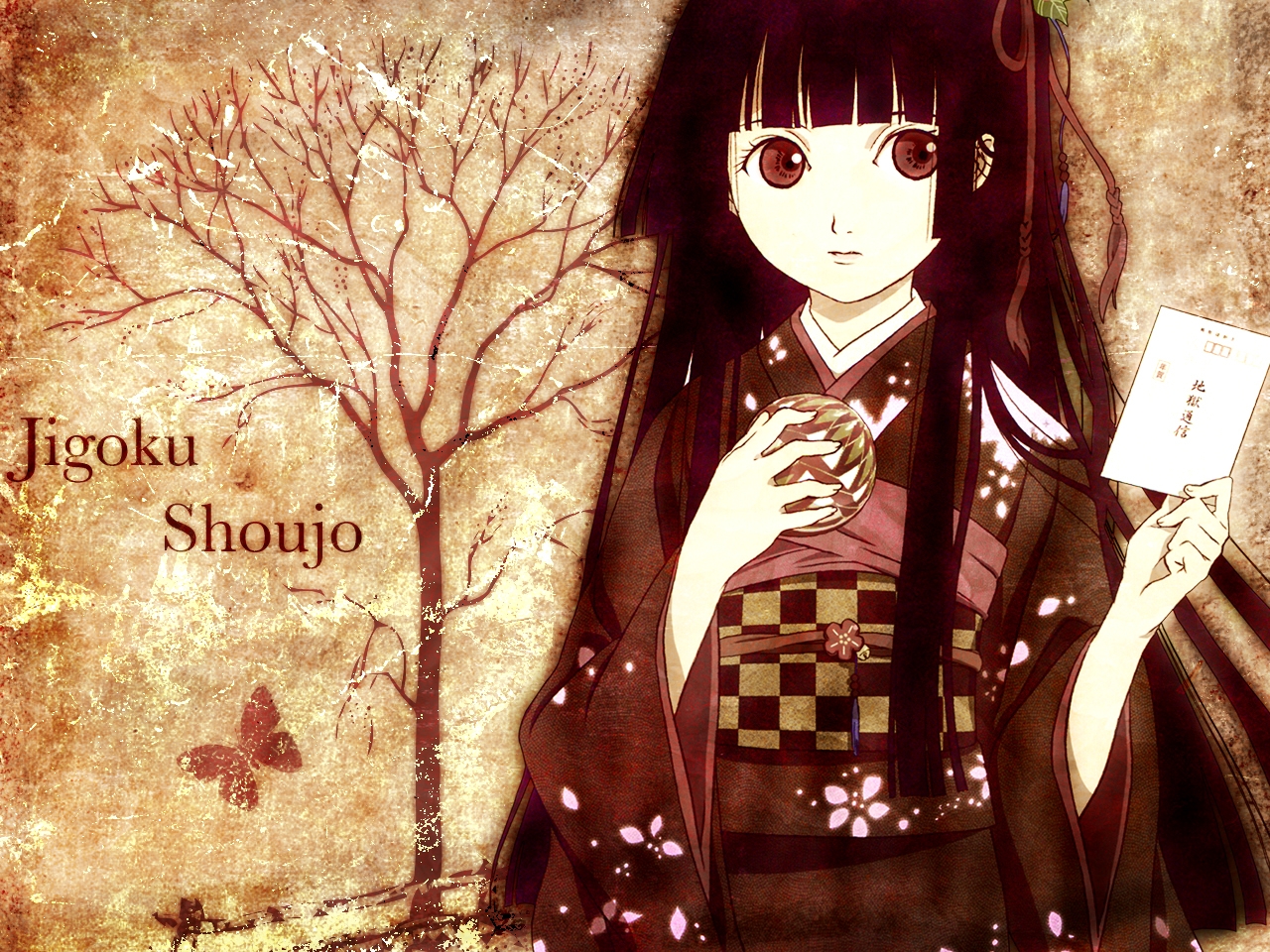 Download mobile wallpaper Anime, Jigoku Shōjo for free.