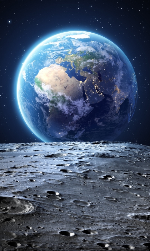 Download mobile wallpaper Moon, Sci Fi for free.