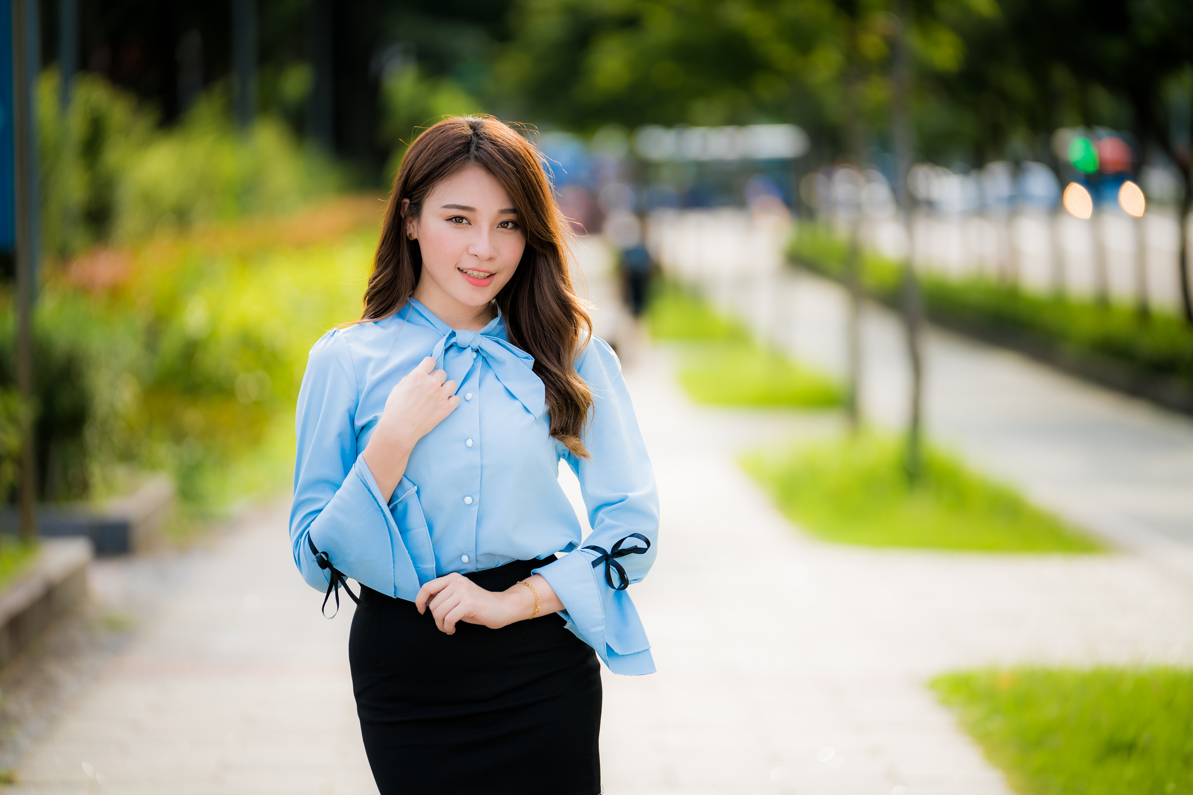 Free download wallpaper Brunette, Model, Women, Asian, Depth Of Field on your PC desktop