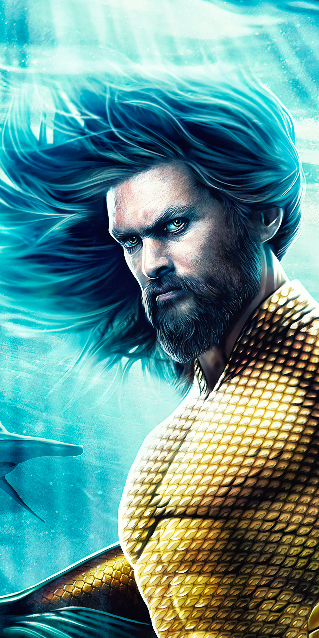 Handy-Wallpaper Unterwasser, Filme, Dc Comics, Aquaman, Jason Momoa kostenlos herunterladen.