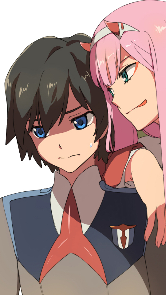 Baixar papel de parede para celular de Anime, Darling In The Franxx, Zero Dois (Querida No Franxx), Hiro (Querido No Franxx), Zero Dois (Darling In The Franxx), Hiro (Darling In The Franxx) gratuito.