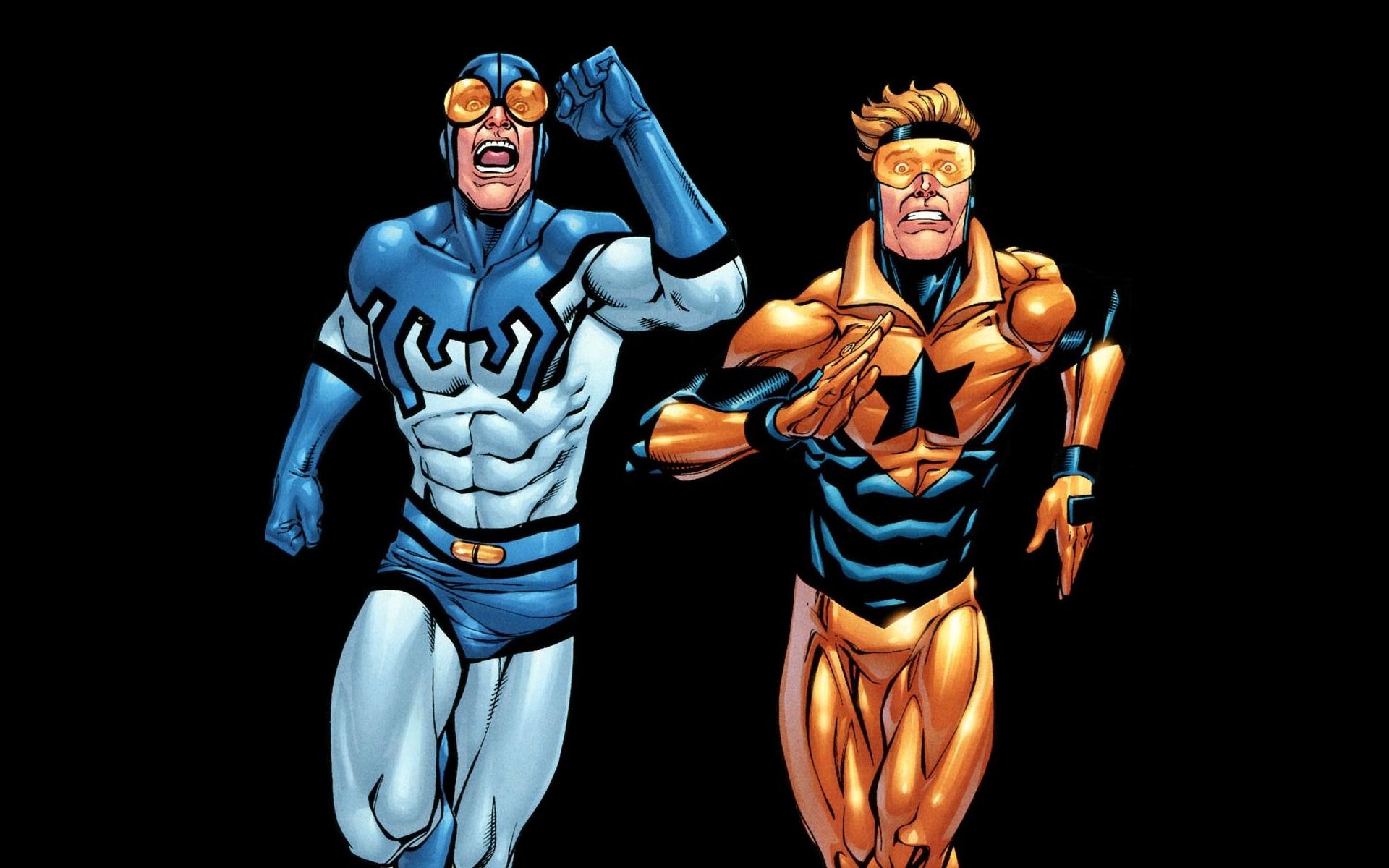 Download mobile wallpaper Comics, Dc Comics, Blue Beetle (Dc Comics), Booster Gold, Ted Kord, Justice League 3000 for free.