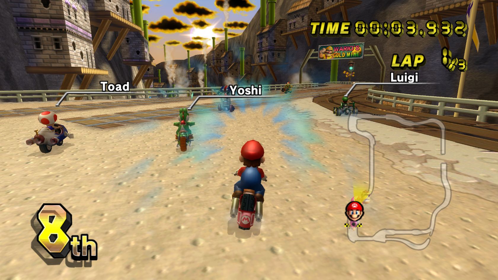 Завантажити шпалери безкоштовно Маріо, Відеогра, Mario Kart Wii картинка на робочий стіл ПК