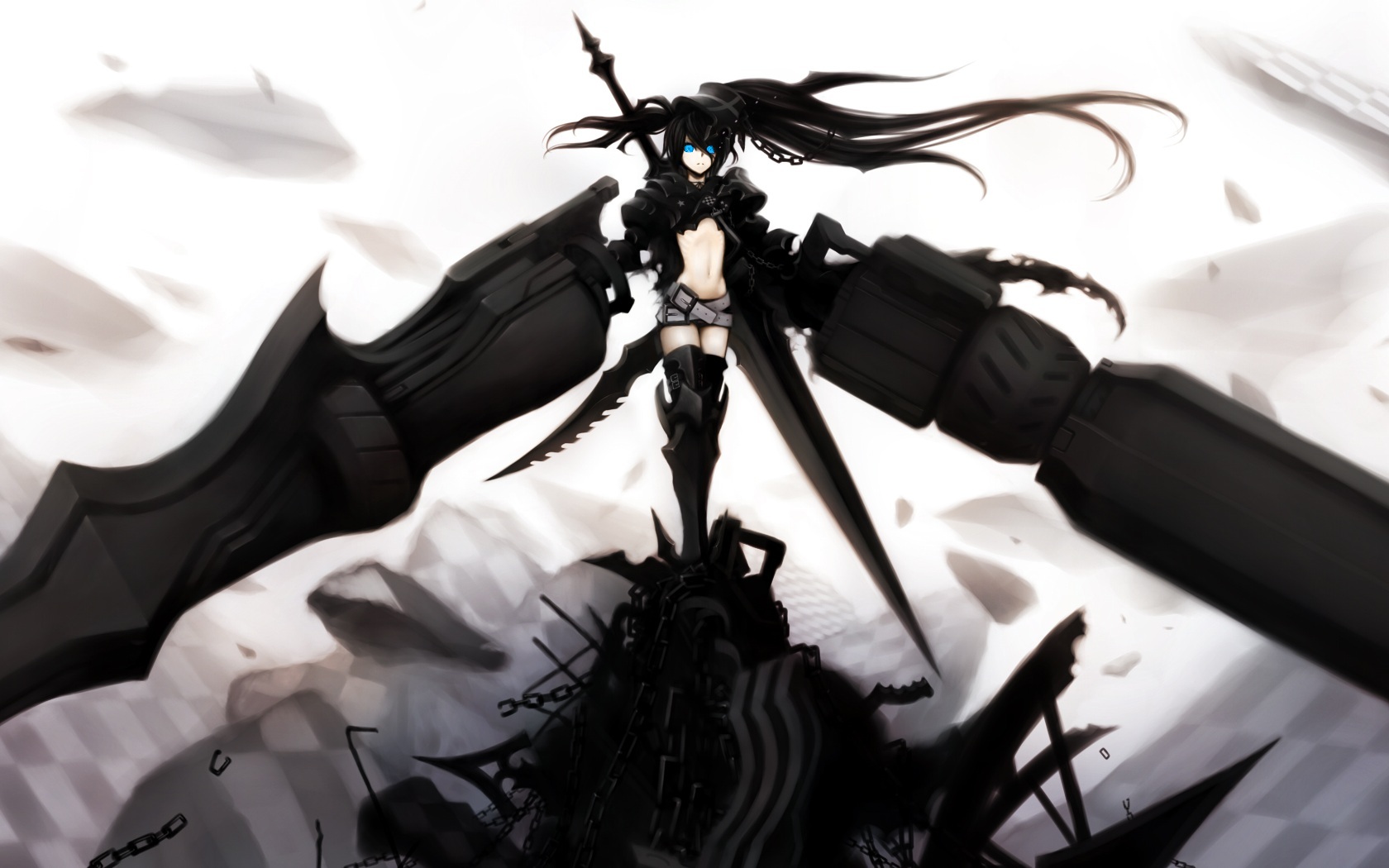 Free download wallpaper Anime, Black Rock Shooter on your PC desktop