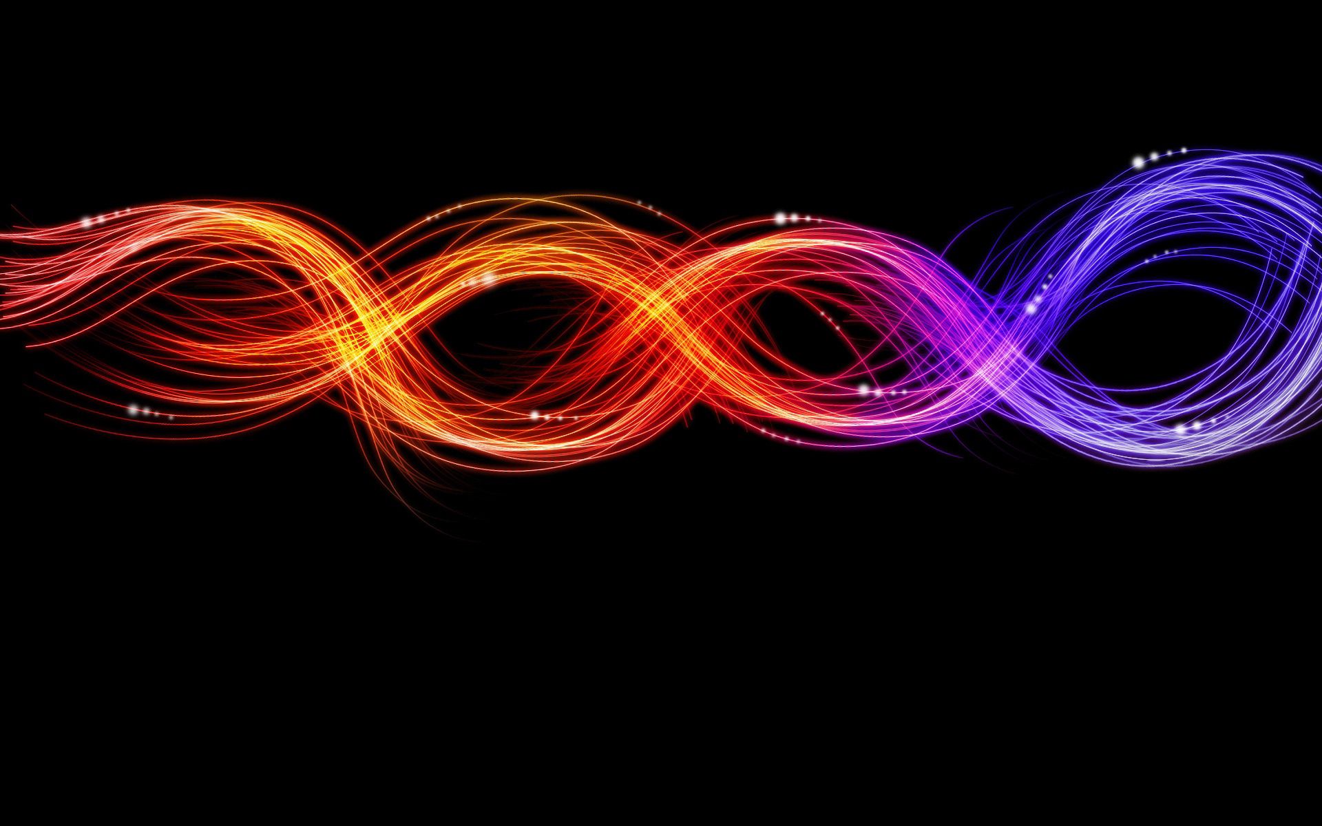 abstract, lines, dark background, plexus, colorful, colourful Image for desktop
