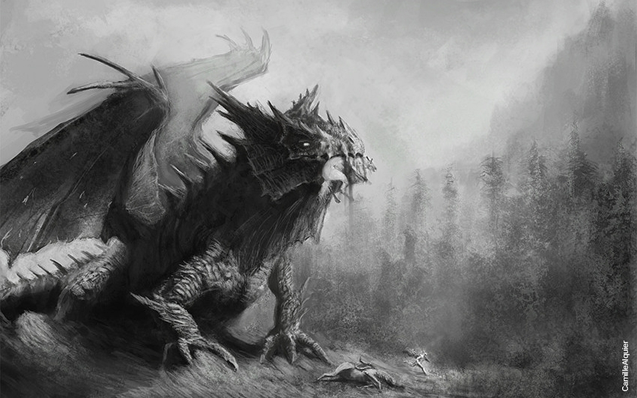 Free download wallpaper Fantasy, Dragon on your PC desktop