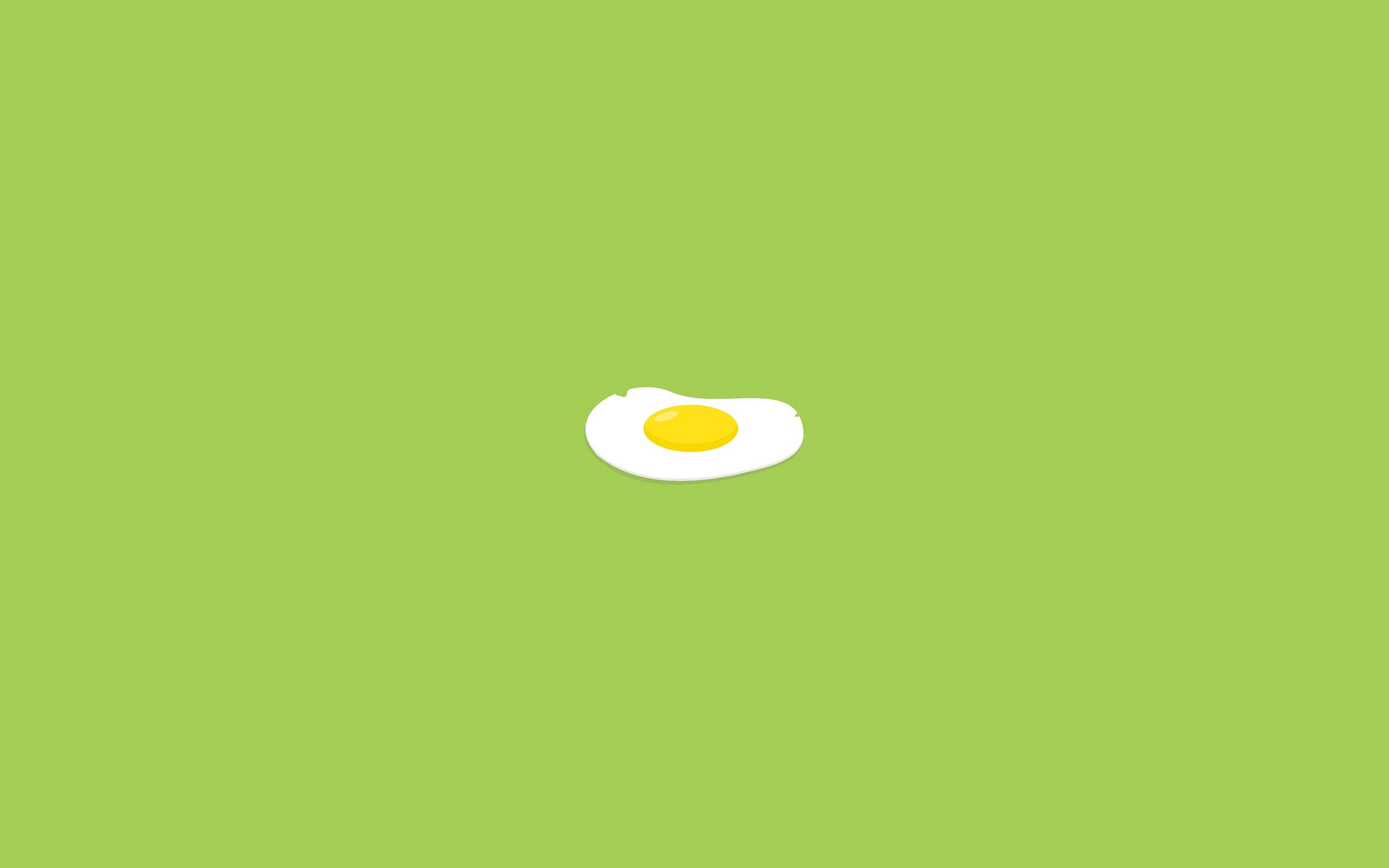 minimalism, picture, drawing, food, background, scrambled eggs HD wallpaper