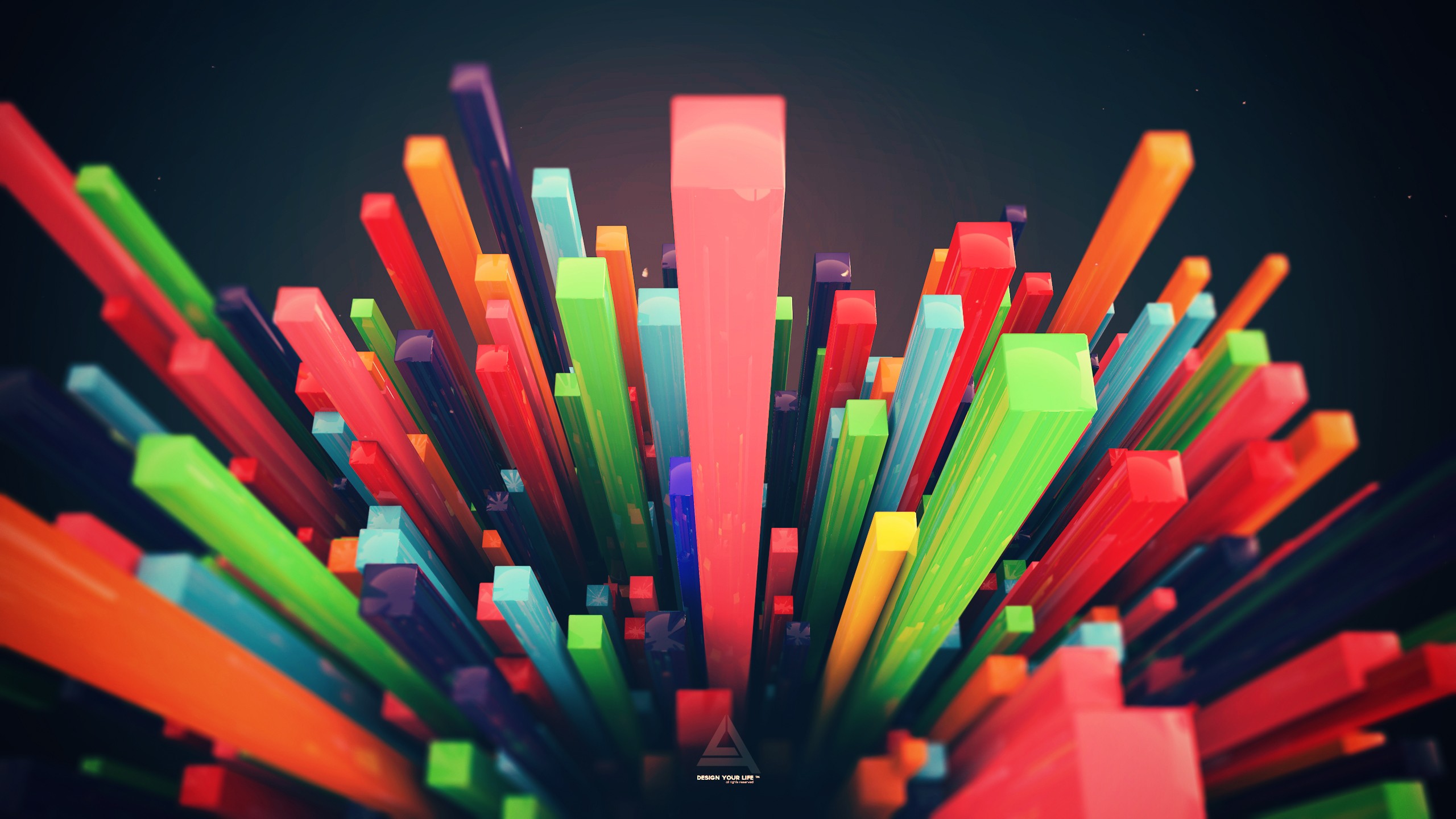 Download mobile wallpaper Abstract, 3D, Colorful, Artistic for free.