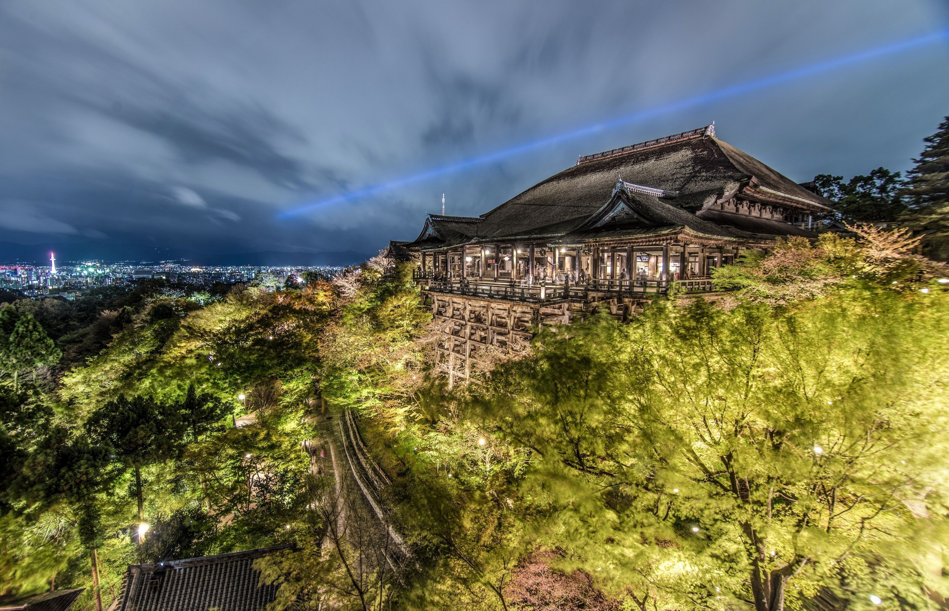 337901 Hintergrundbild herunterladen religiös, kiyomizu dera, japan, kyōto, tempel - Bildschirmschoner und Bilder kostenlos