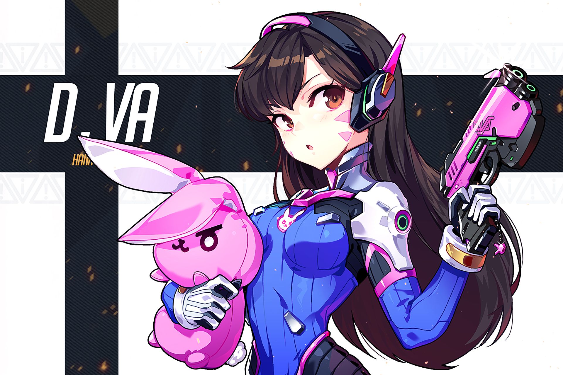 Скачати мобільні шпалери Відеогра, Надзор, D Va (Overwatch) безкоштовно.