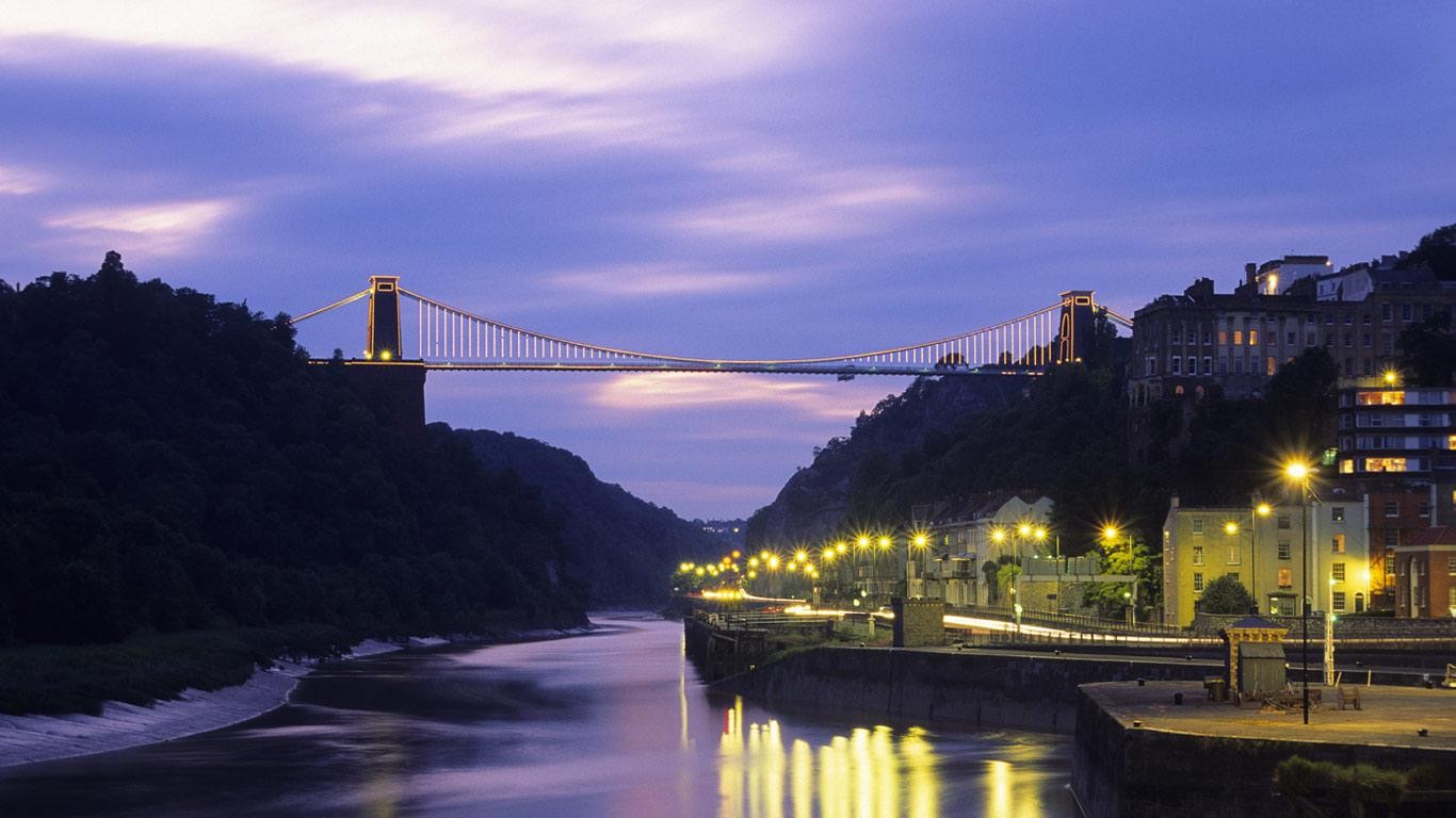 Handy-Wallpaper Clifton Hängebrücke, Bristol, England, Brücken, Menschengemacht kostenlos herunterladen.