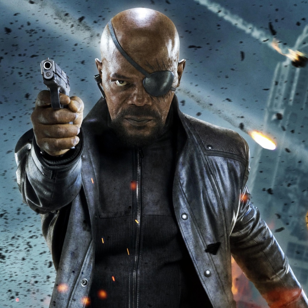 Download mobile wallpaper Avengers, Movie, Nick Fury, The Avengers, Samuel L Jackson, Cobie Smulders for free.