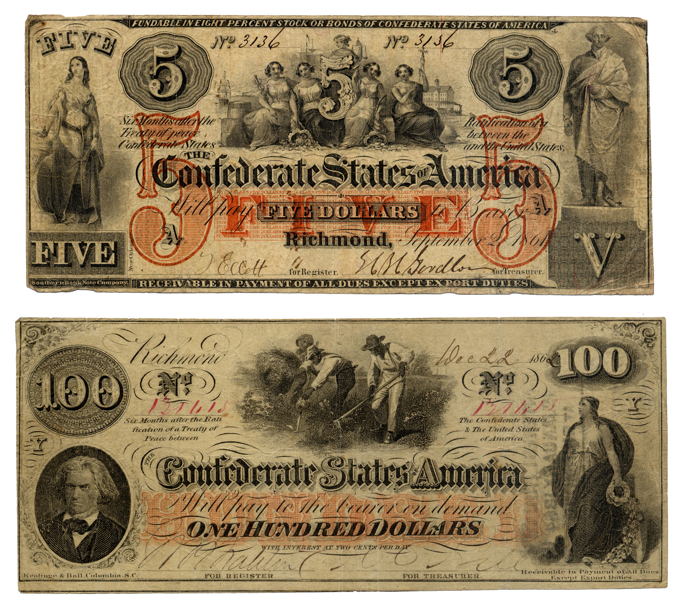 Популярные заставки и фоны Доллар Конфедеративных Штатов Америки на компьютер