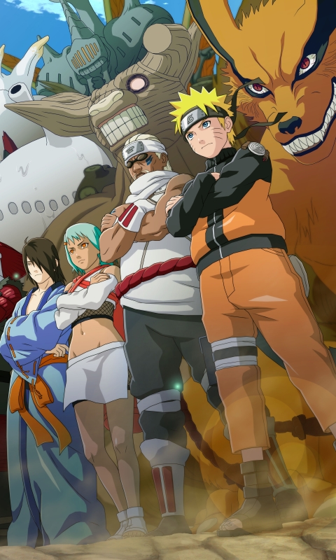 Download mobile wallpaper Anime, Naruto, Naruto Uzumaki, Kyūbi (Naruto), Killer Bee (Naruto) for free.