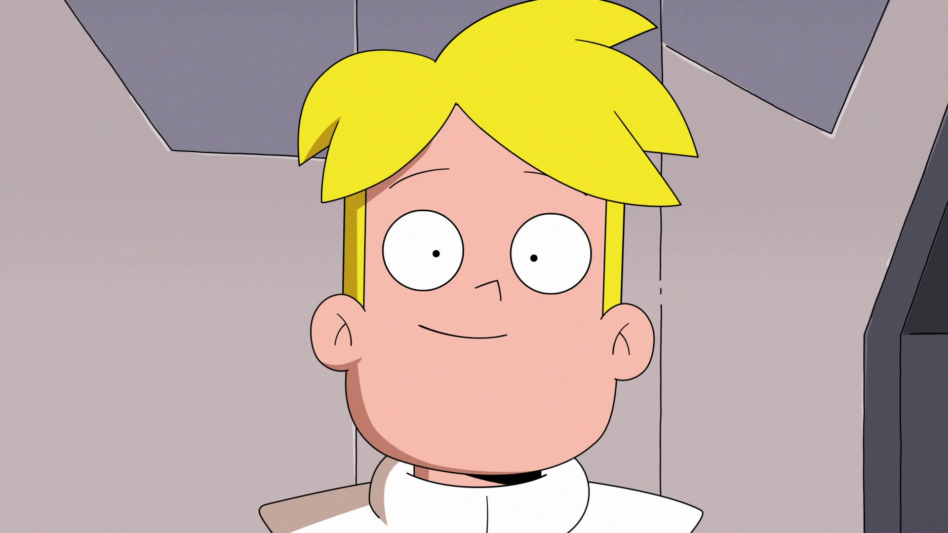 Download mobile wallpaper Smile, Blonde, Face, Tv Show, Gary Goodspeed, Final Space for free.