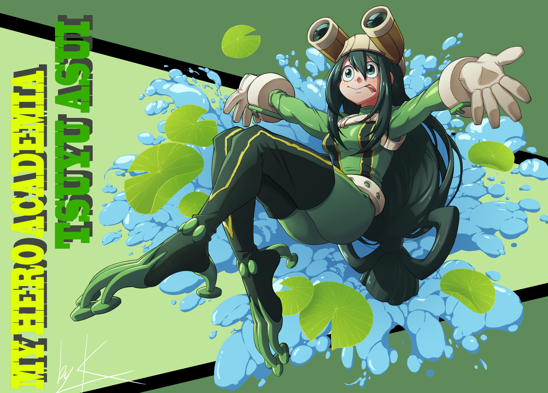 Laden Sie das Wasser, Animes, Boku No Hero Academia, Tsuyu Asui-Bild kostenlos auf Ihren PC-Desktop herunter