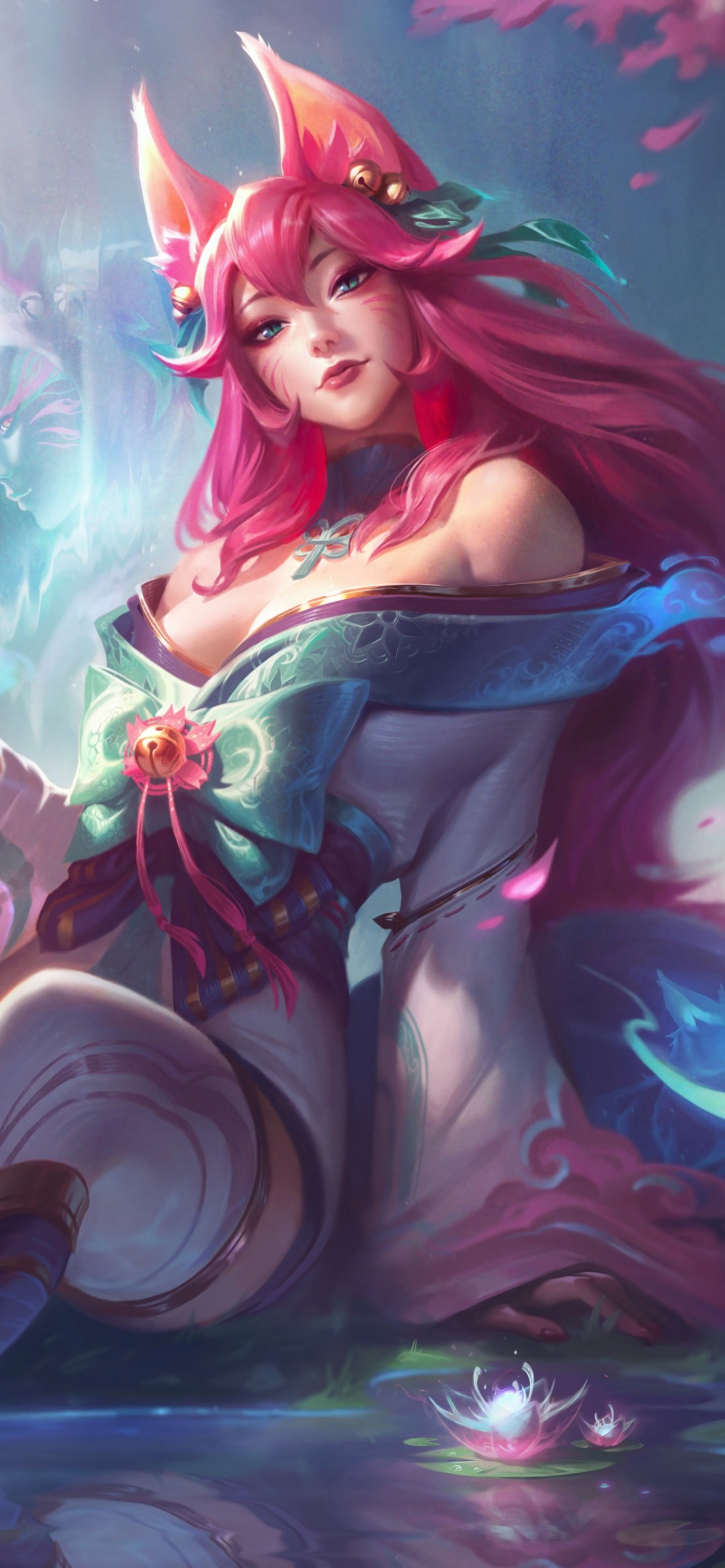 Descarga gratuita de fondo de pantalla para móvil de League Of Legends, Videojuego, Ahri (Liga De Leyendas).