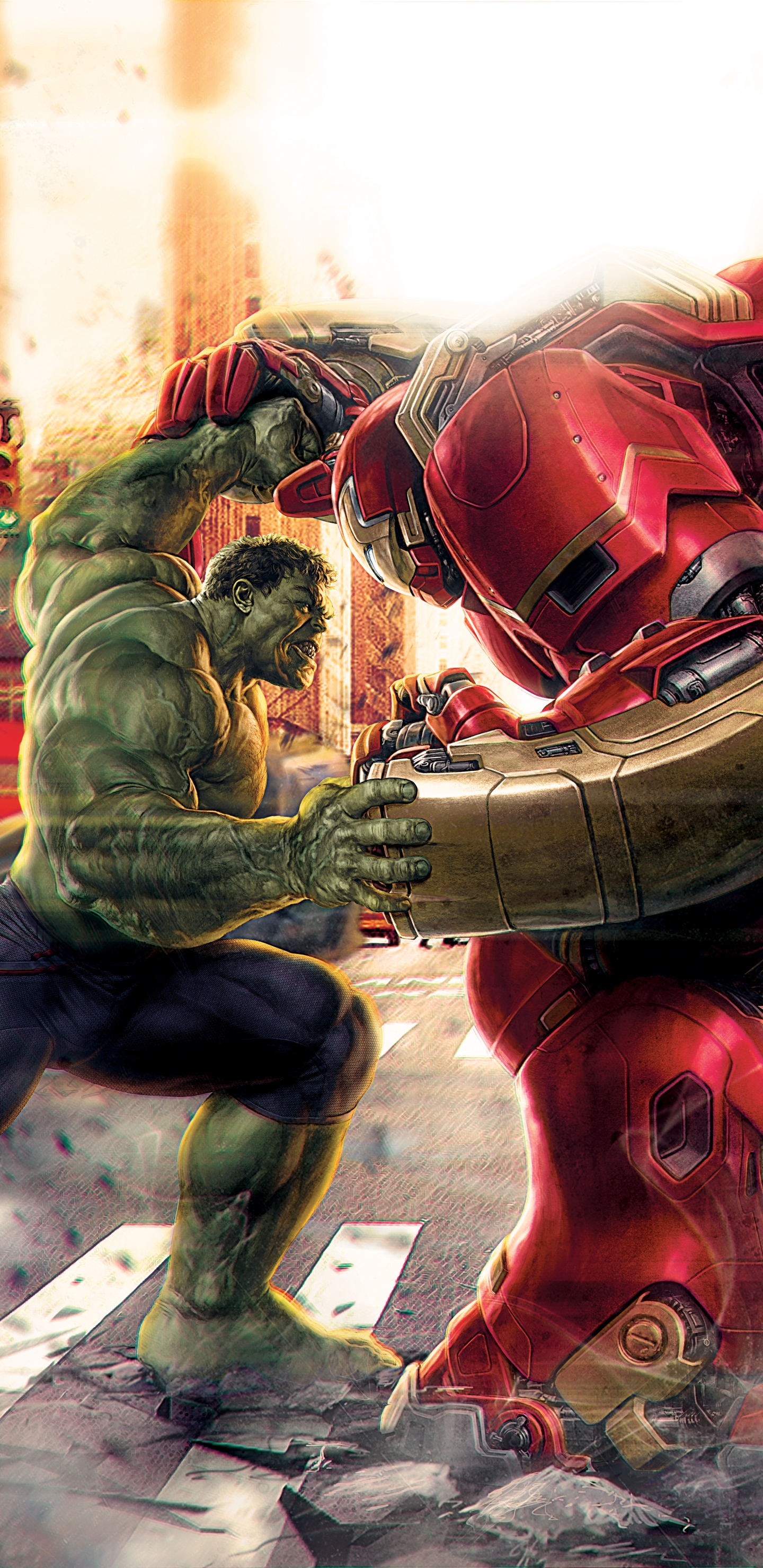 Handy-Wallpaper Hulk, Filme, Die Rächer, Avengers: Age Of Ultron, Hulkbuster kostenlos herunterladen.