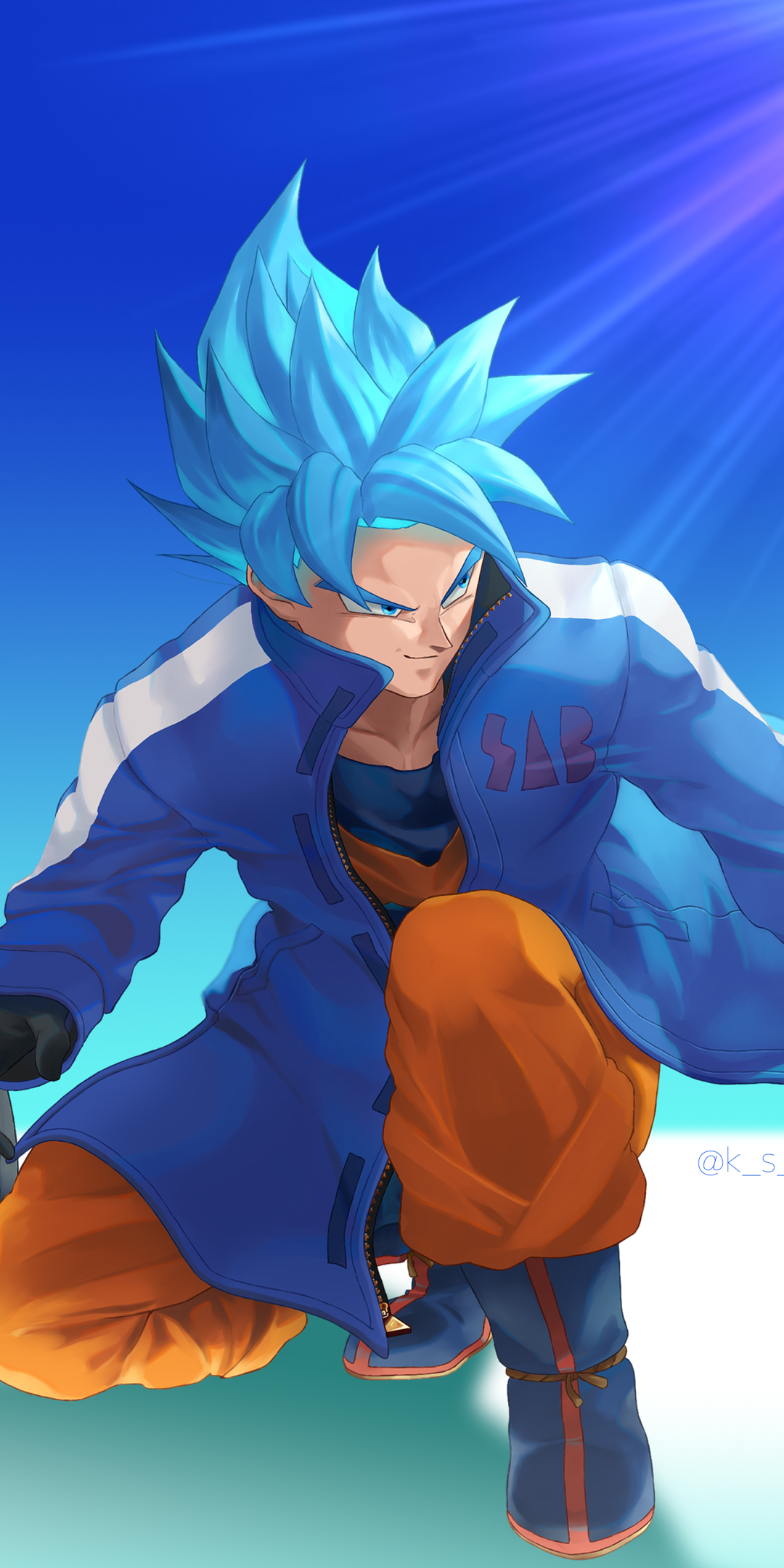 Descarga gratuita de fondo de pantalla para móvil de Animado, Goku, Vegeta (Bola De Dragón), Súper Saiyajin Azul, Dragon Ball Super: Broly.