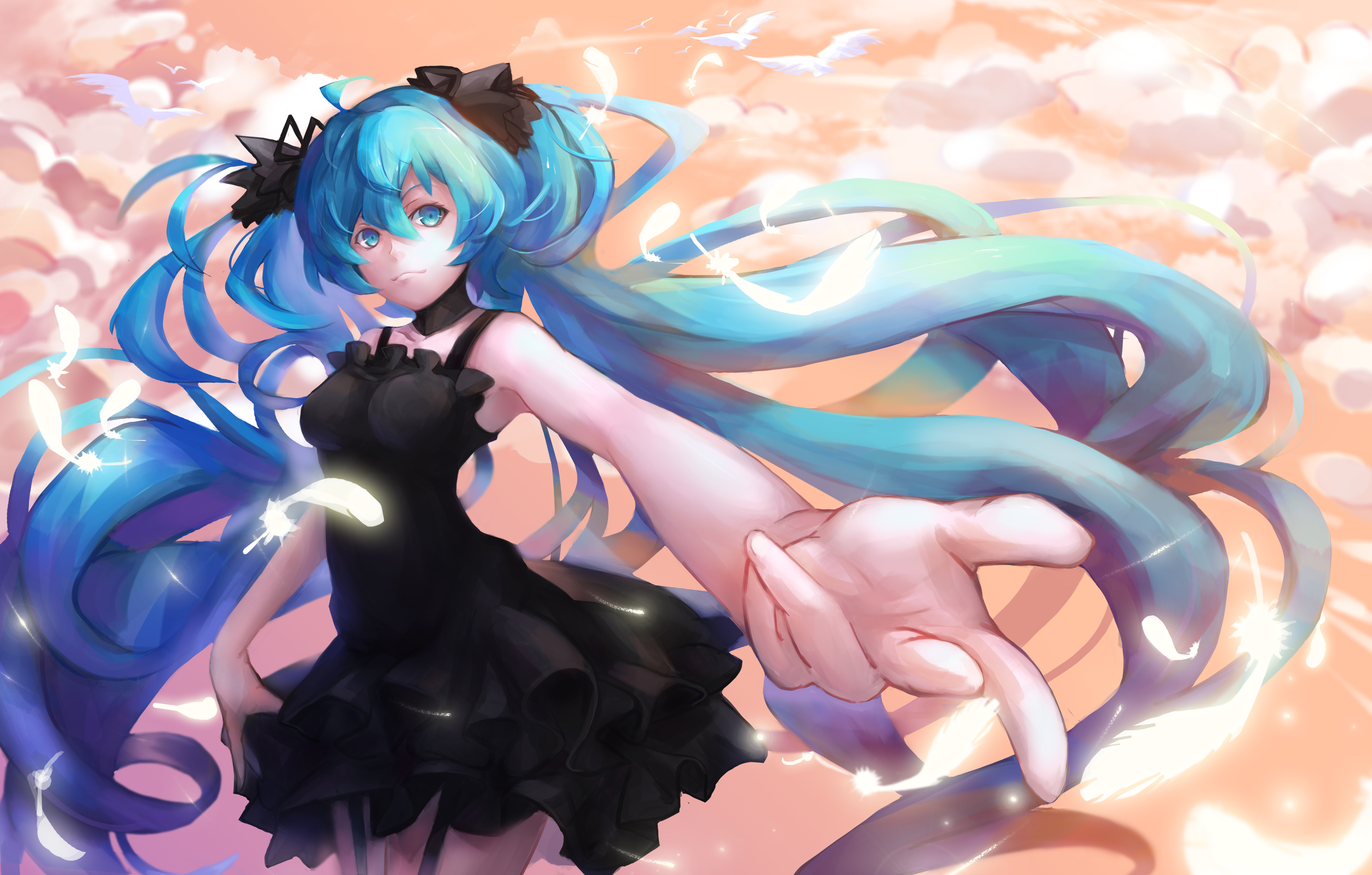 Download mobile wallpaper Anime, Dark, Vocaloid, Hatsune Miku for free.