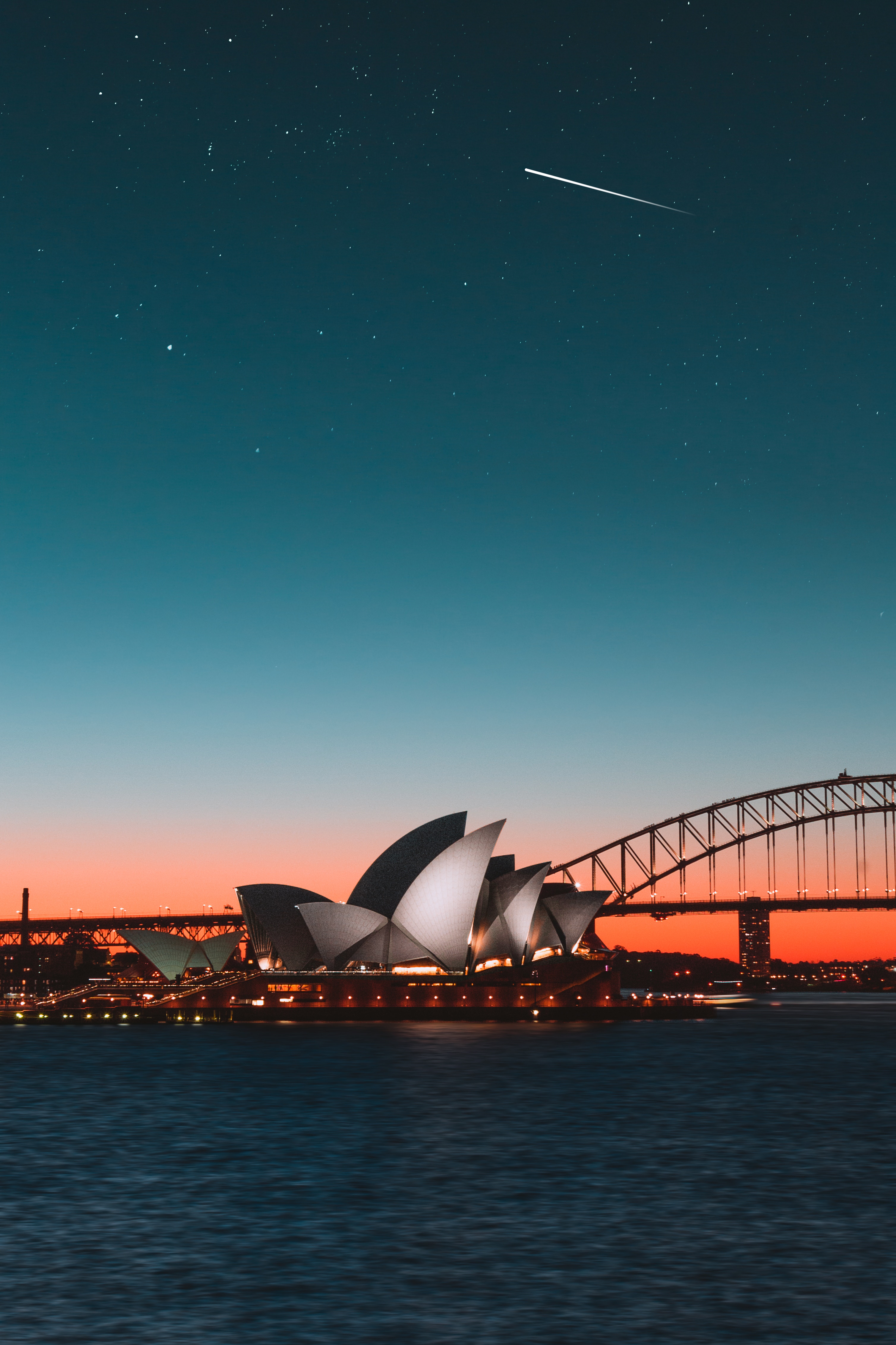 138973壁紙のダウンロードオーストラリア, 都市, 橋, シドニー, 夜の街, ナイトシティ, ブリッジ, 港, シドニーオペラハウス, シドニー オペラハウス-スクリーンセーバーと写真を無料で