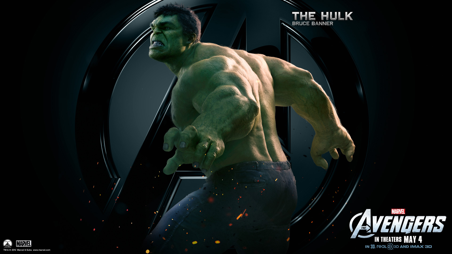 Download mobile wallpaper The Avengers, Hulk, Movie for free.