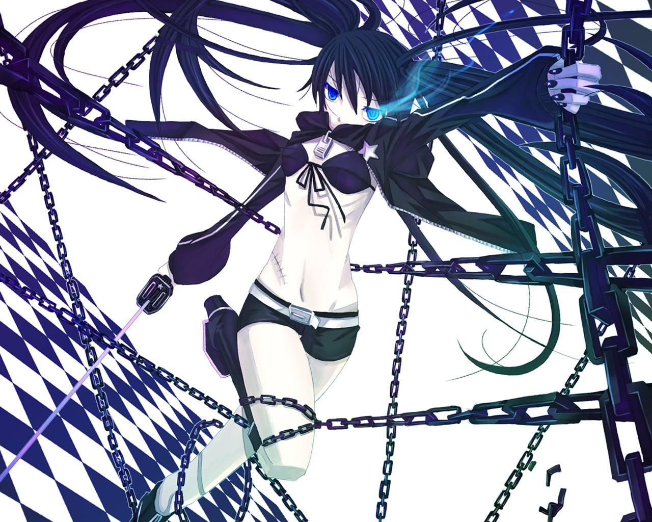 Download mobile wallpaper Anime, Black Rock Shooter for free.