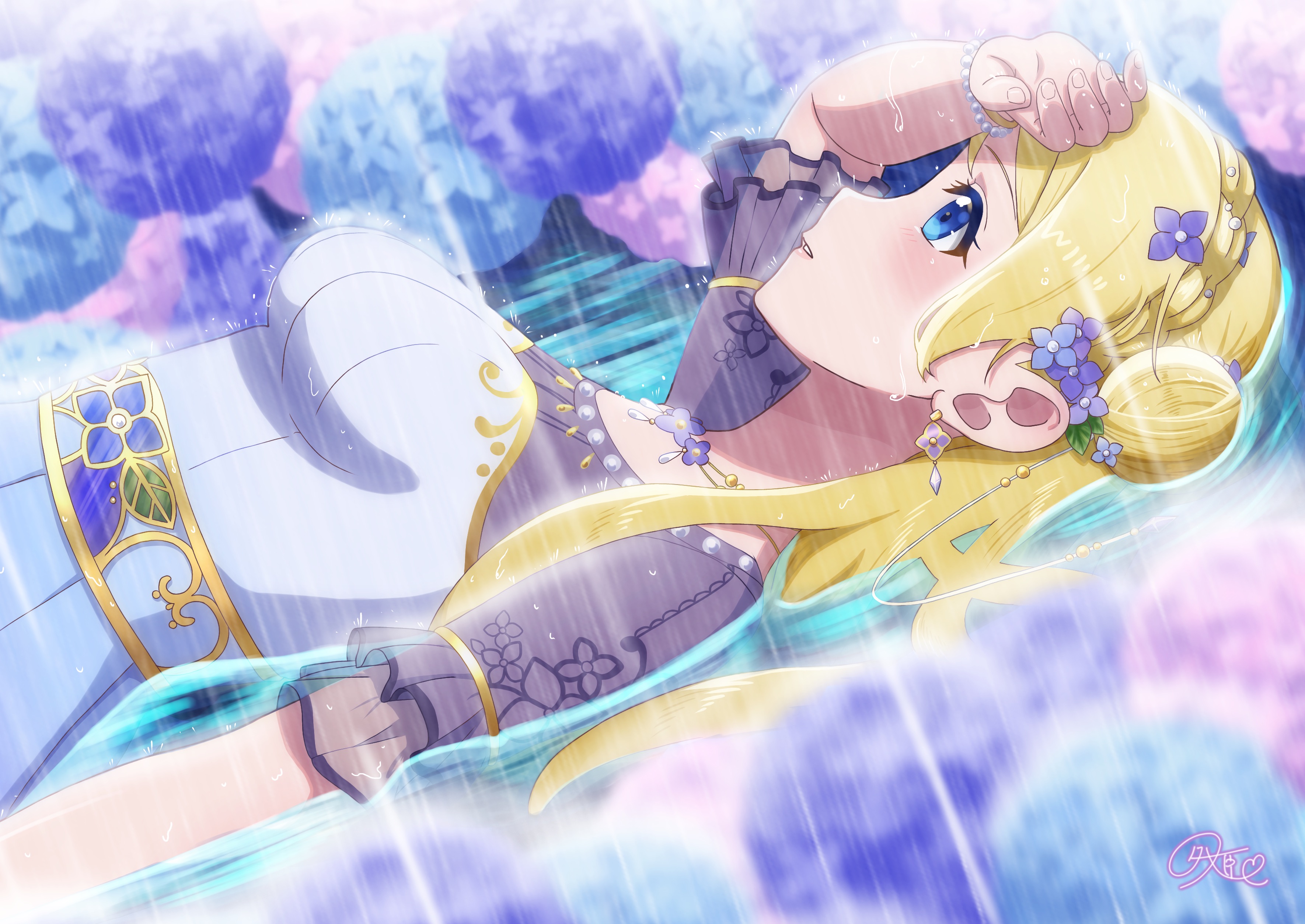 Laden Sie das Regen, Animes, Eri Ayase, Liebesleben!-Bild kostenlos auf Ihren PC-Desktop herunter