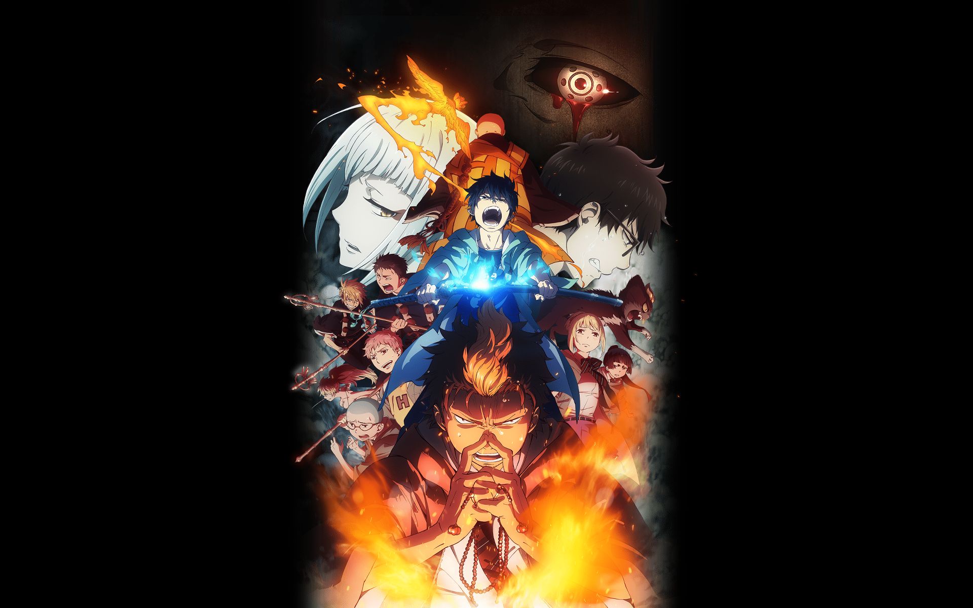 anime, blue exorcist, rin okumura