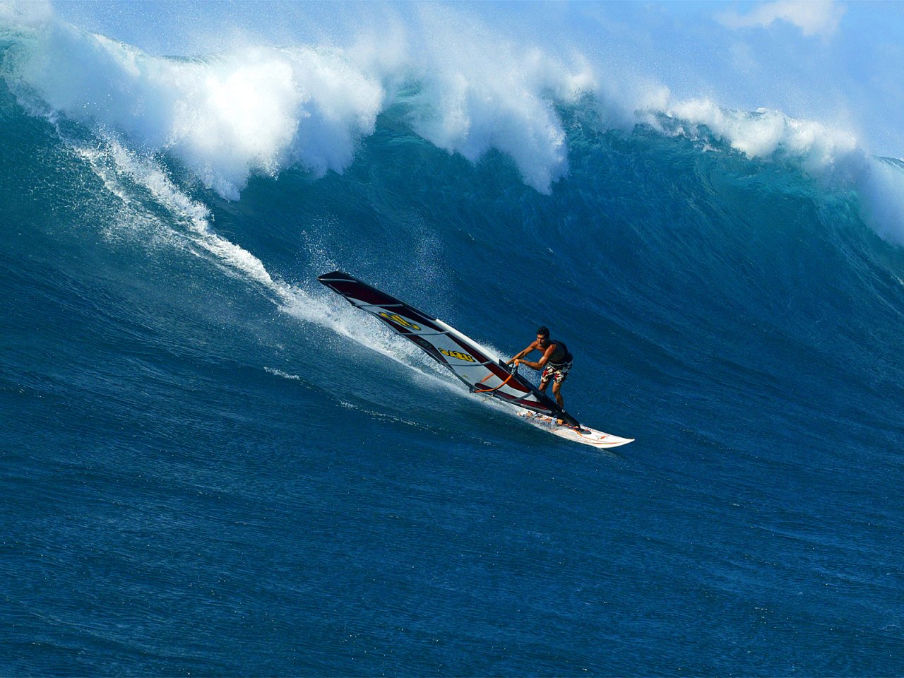 1442328 Hintergrundbild herunterladen sport, windsurfen - Bildschirmschoner und Bilder kostenlos