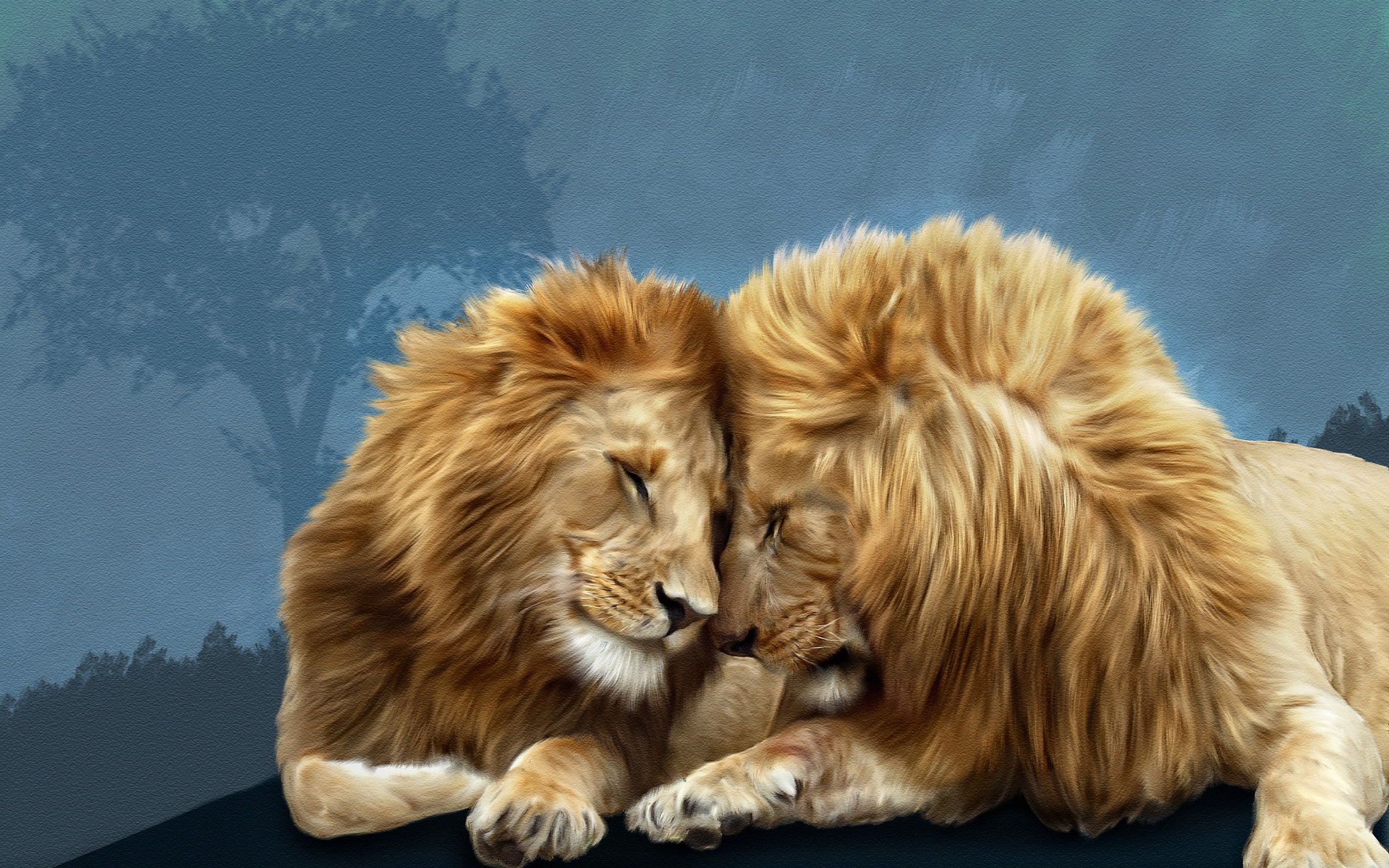 Free download wallpaper Lion, Cats, Animal on your PC desktop