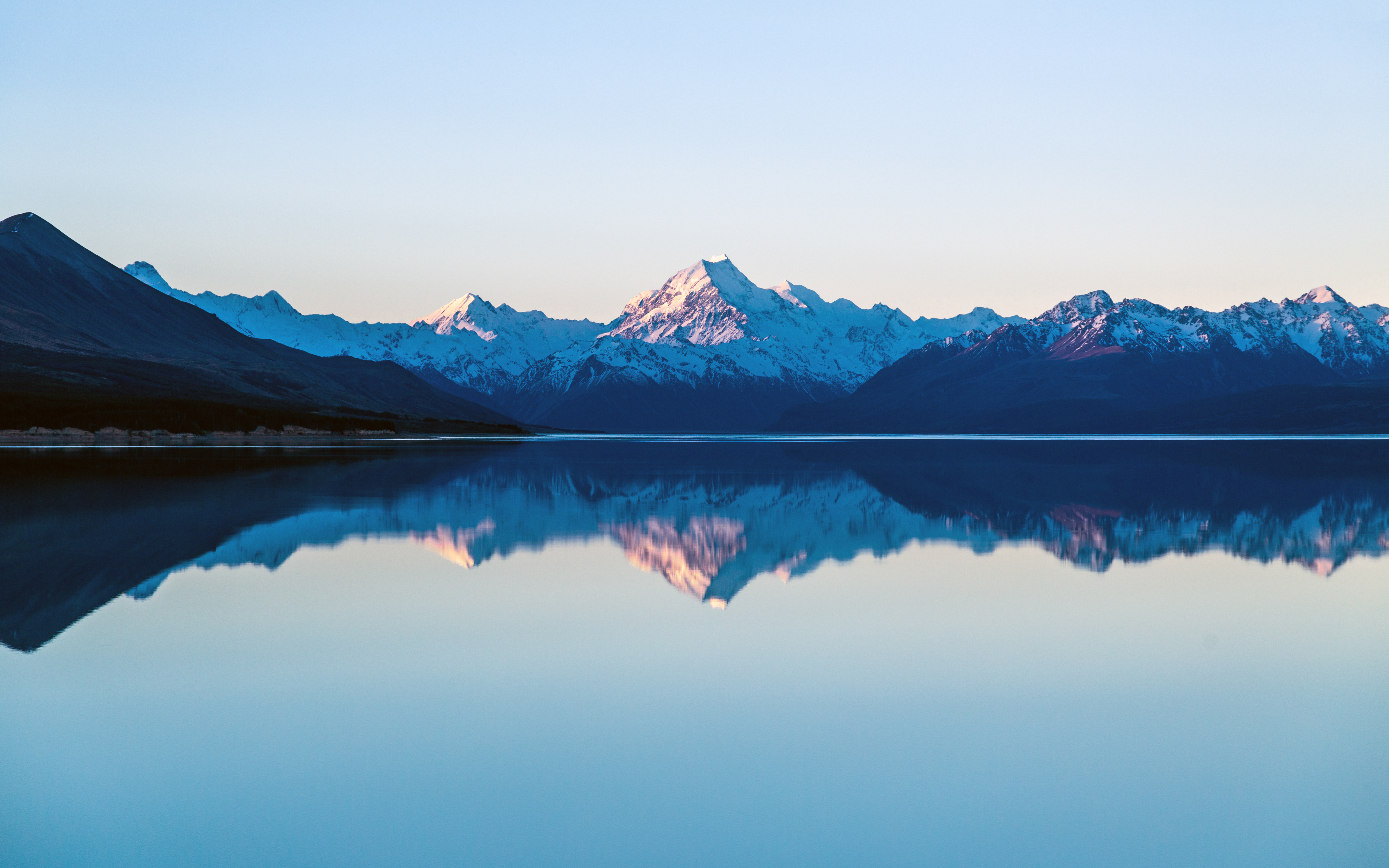 358406 скачать картинку новая зеландия, озеро пукаки, земля/природа, озеро, гора, природа, отражение, озера - обои и заставки бесплатно