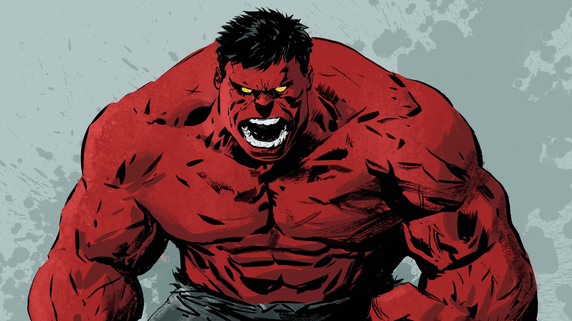 comics, red hulk