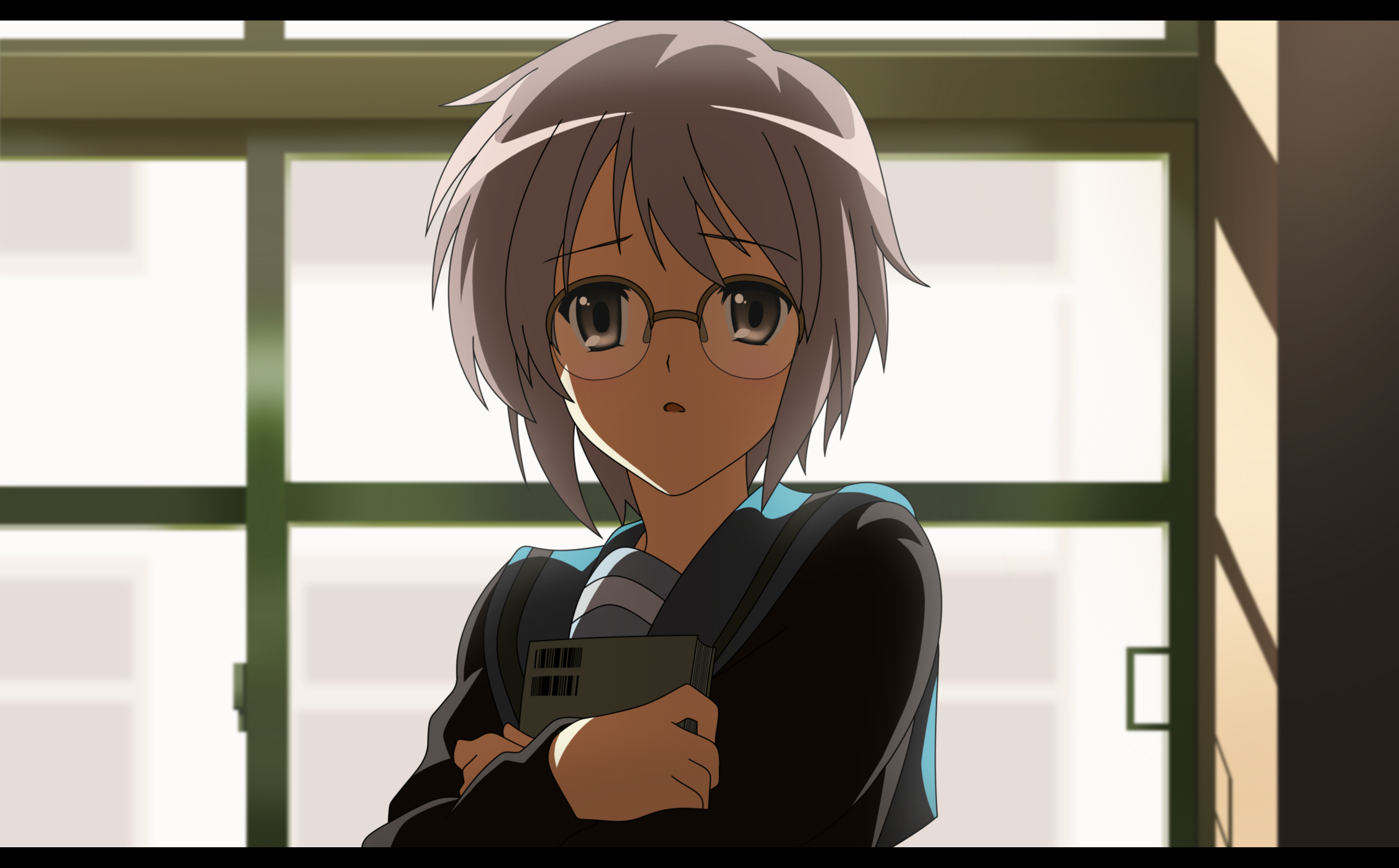 Descarga gratuita de fondo de pantalla para móvil de Animado, Suzumiya Haruhi No Yūutsu, Yuki Nagato.