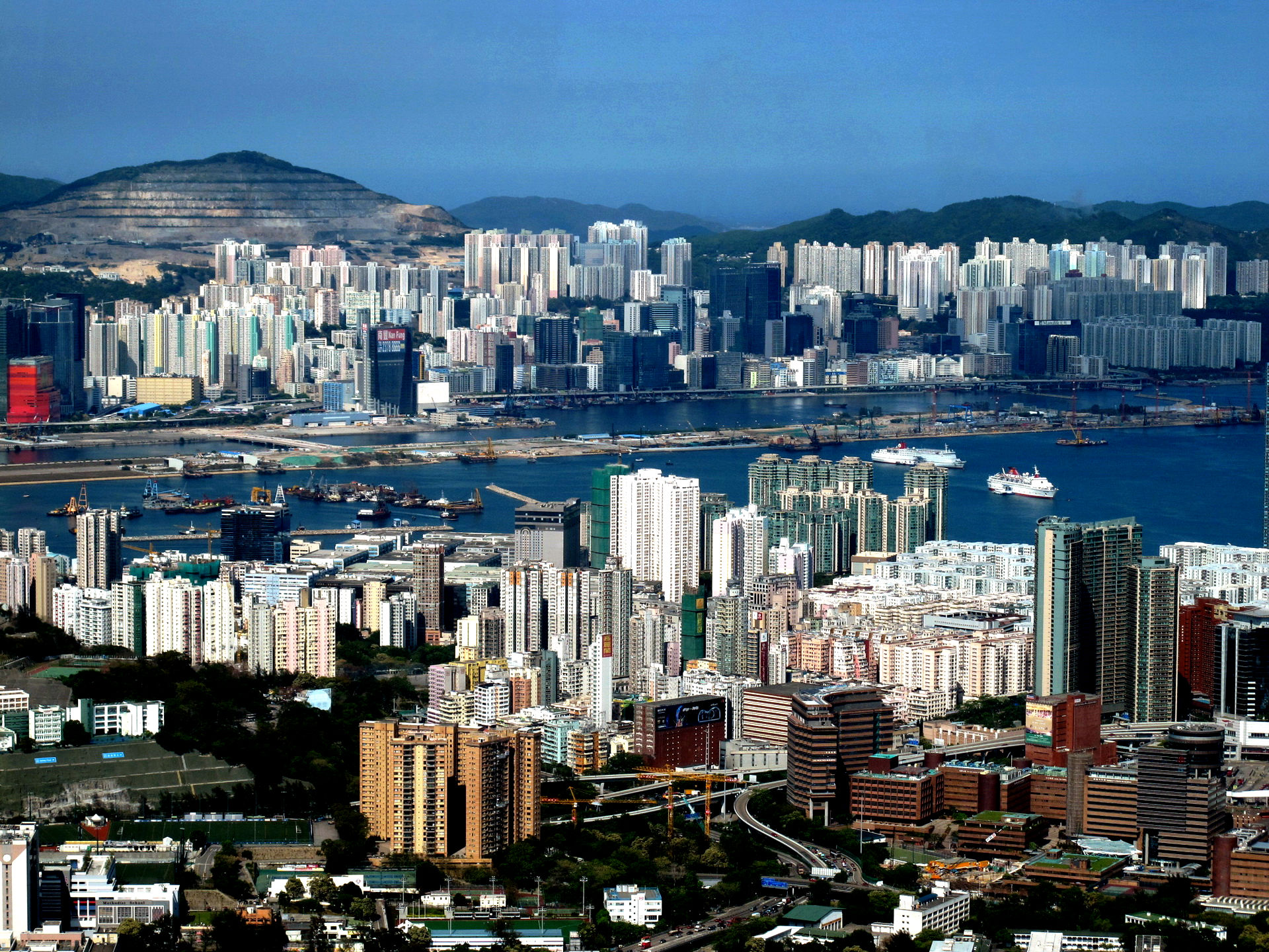 Téléchargez gratuitement l'image Villes, Hong Kong, Construction Humaine sur le bureau de votre PC