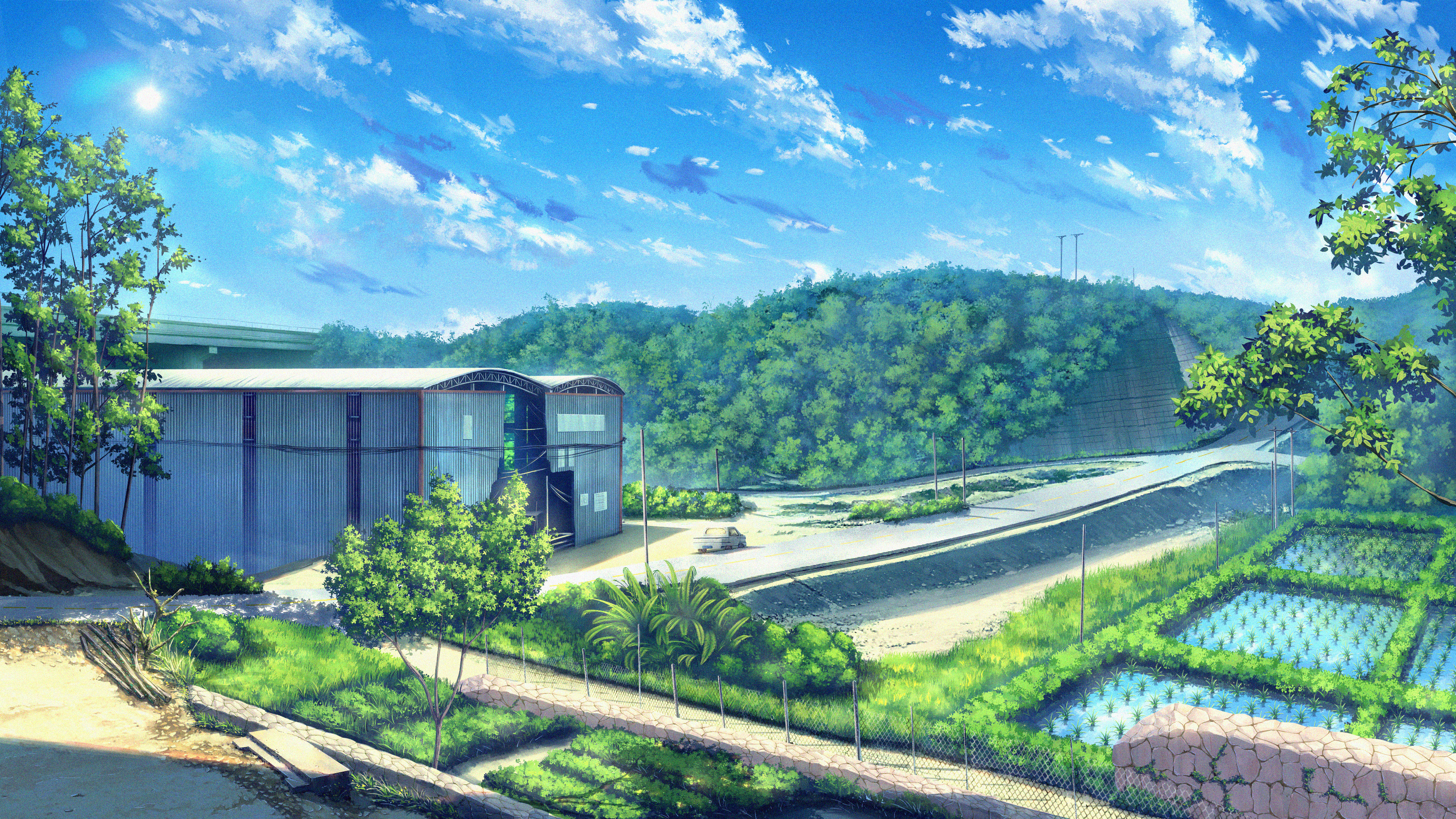 Free download wallpaper Anime, Sky, Original on your PC desktop